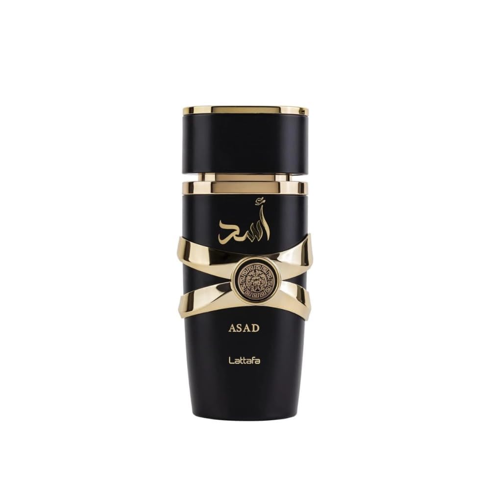 Lattafa Asad 5th Anniversary Edition – Spicy, Woody, Amber, Sweet – 2 Piece Eau de Parfum Gift Set for Men (Asad + Asad Zanzibar, 2 × 3.4 Ounce / 100 ml Sprays)