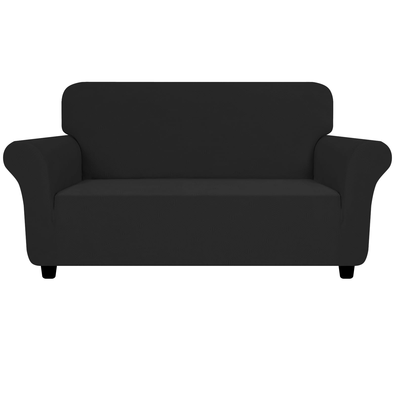 ZNSAYOTX Super Stretch Chair Slipcover (30"-47"), New Striped Sofa Chair Covers for Living Room, Dogs Pet Friendly Anti-Slip Chair Protector Spandex Armchair Slipcovers (Beige, Chair)