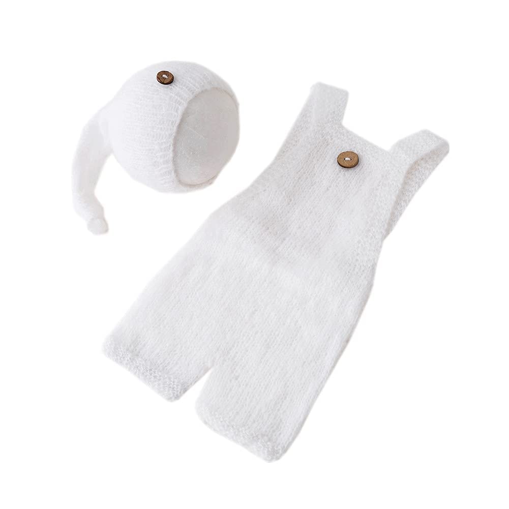 Fashion Cute Newborn Boy Girls Baby Costume Outfits Photography Props Hat Pants