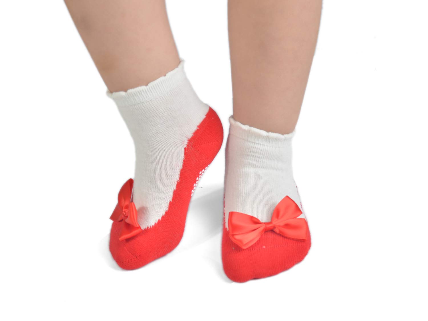 EPEIUS Unisex Baby Girls Boys Non-Slip Socks (Set of 6)