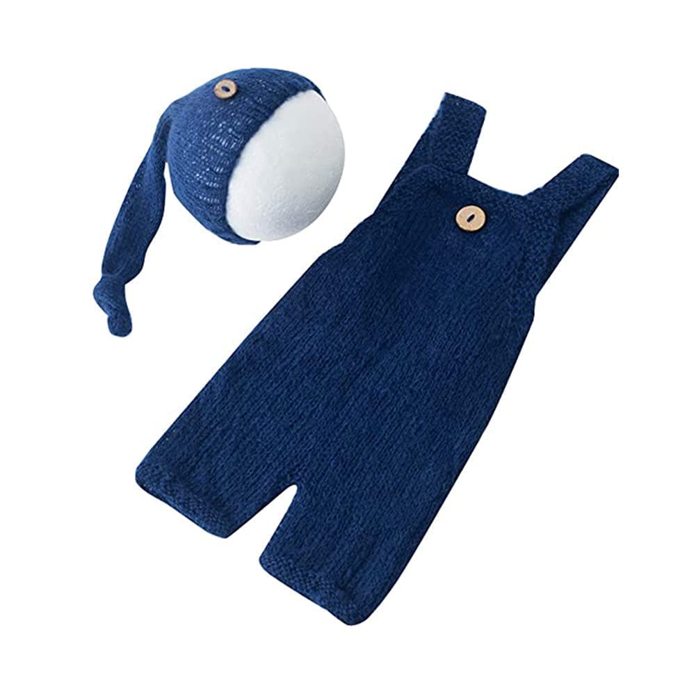 Fashion Cute Newborn Boy Girls Baby Costume Outfits Photography Props Hat Pants
