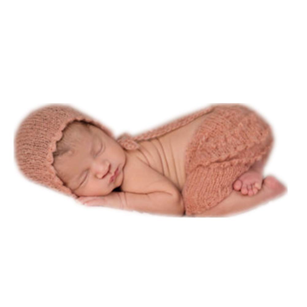Fashion Cute Newborn Boy Girls Baby Costume Outfits Photography Props Hat Pants
