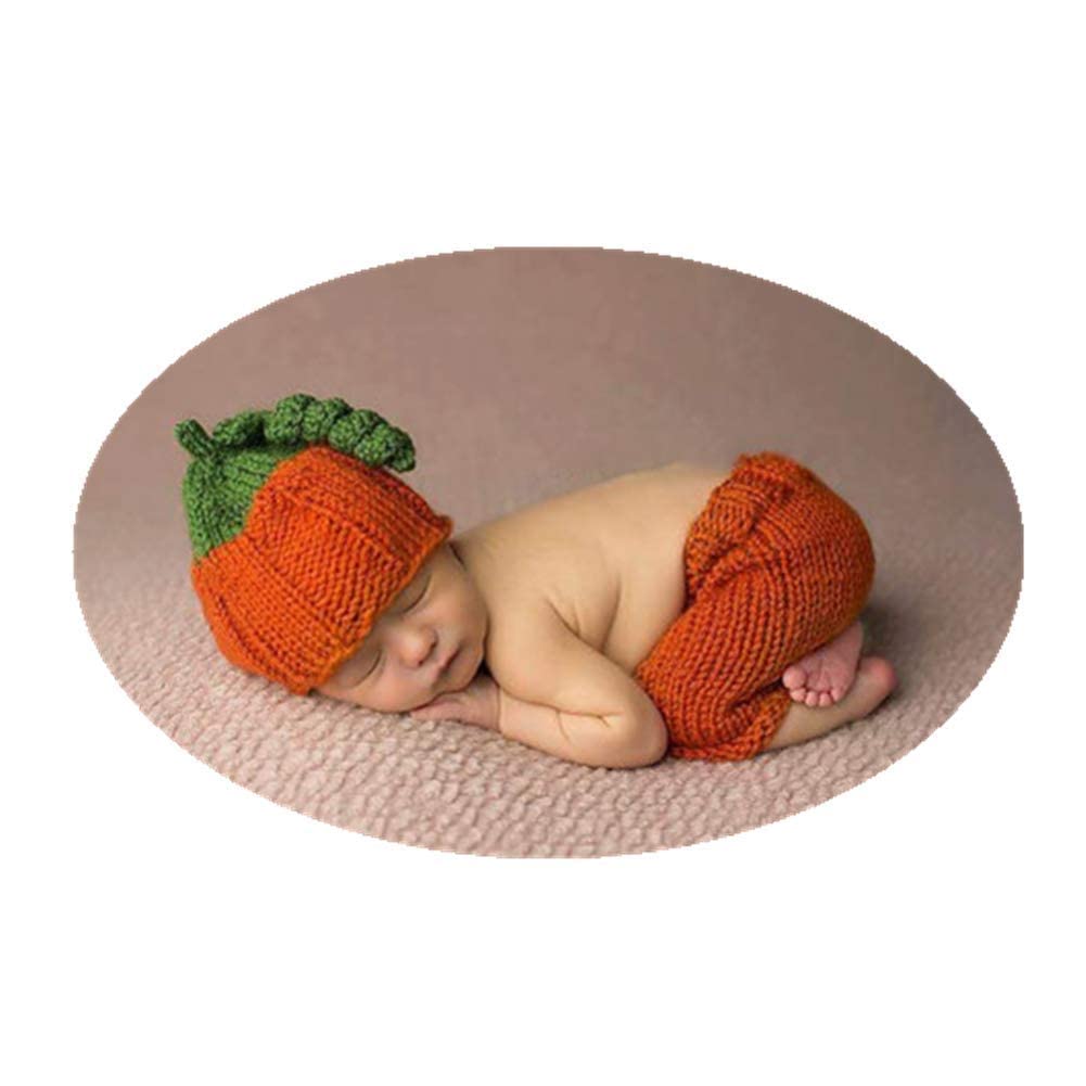 Fashion Cute Newborn Boy Girls Baby Costume Outfits Photography Props Hat Pants