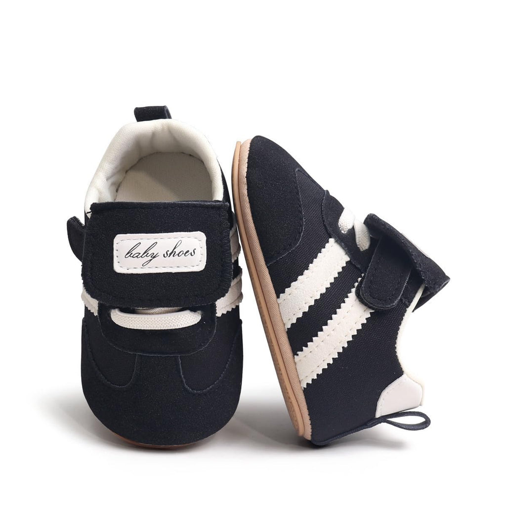 HsdsBebe Baby Boys Girls Oxford Shoes PU Leather Soft Rubber Sole Sneakers Anti-Slip Toddler Ankle Boots Infant Walking Shoes Moccasins
