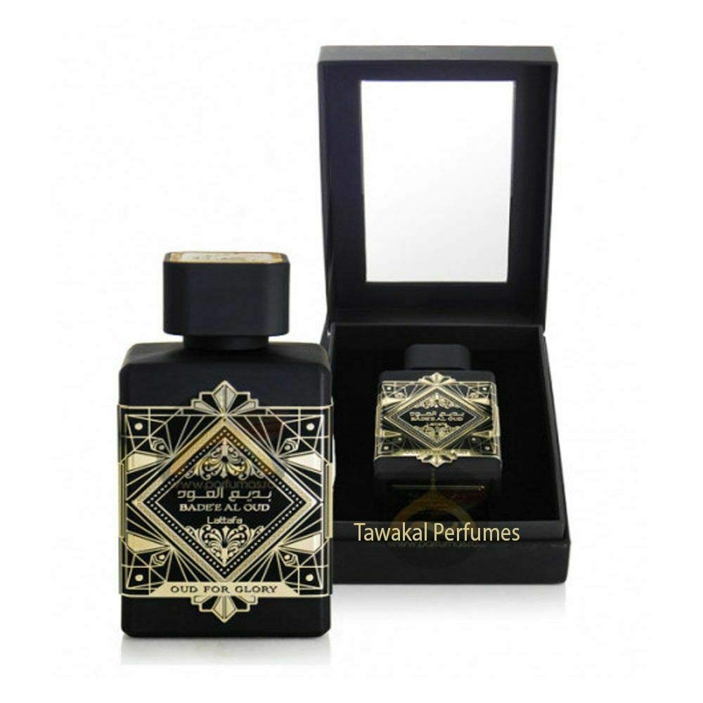 Lattafa Perfumes Bade'e Al Oud, Oud for Glory for Unisex Eau de Parfum Spray, 3.4 Ounce