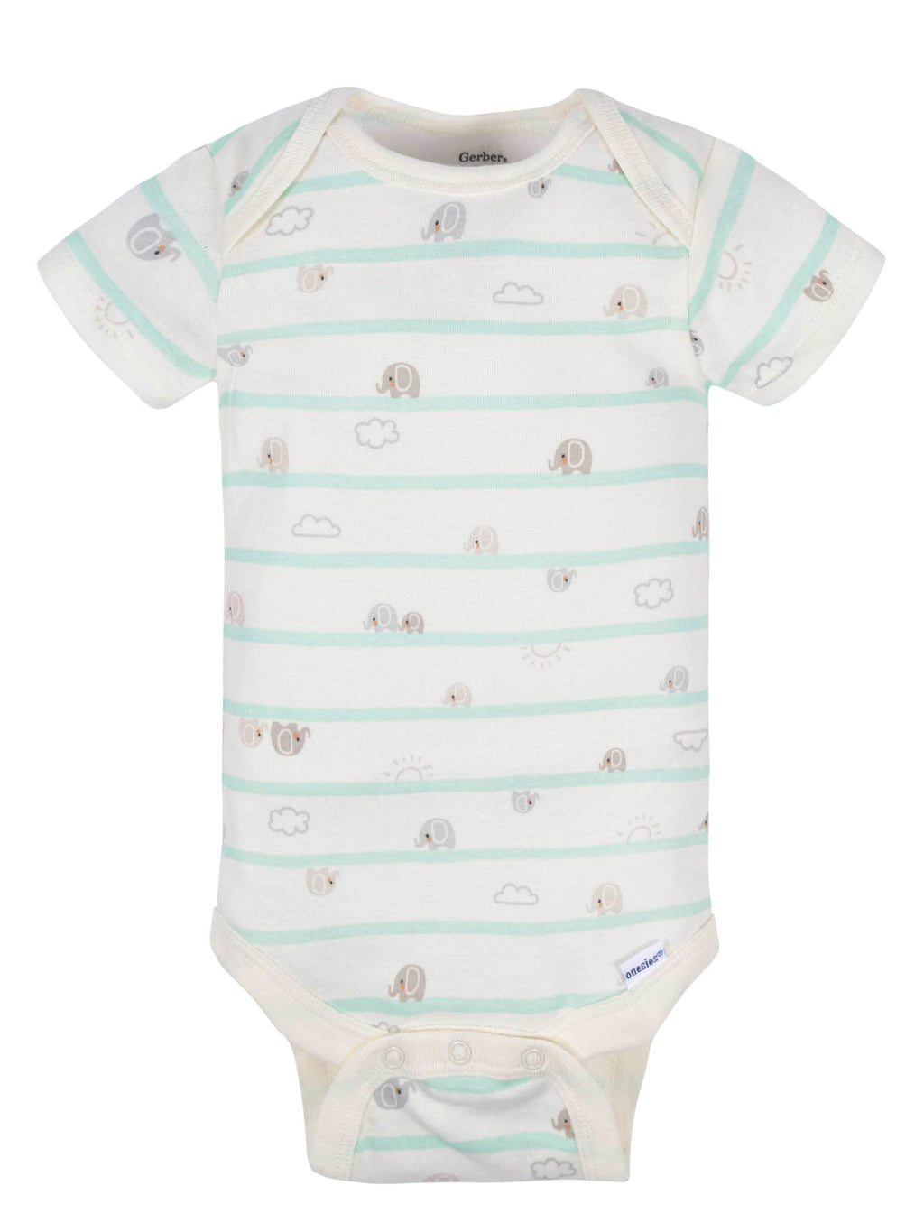 Gerber Unisex-Baby 8-pack Short Sleeve Onesies Bodysuits