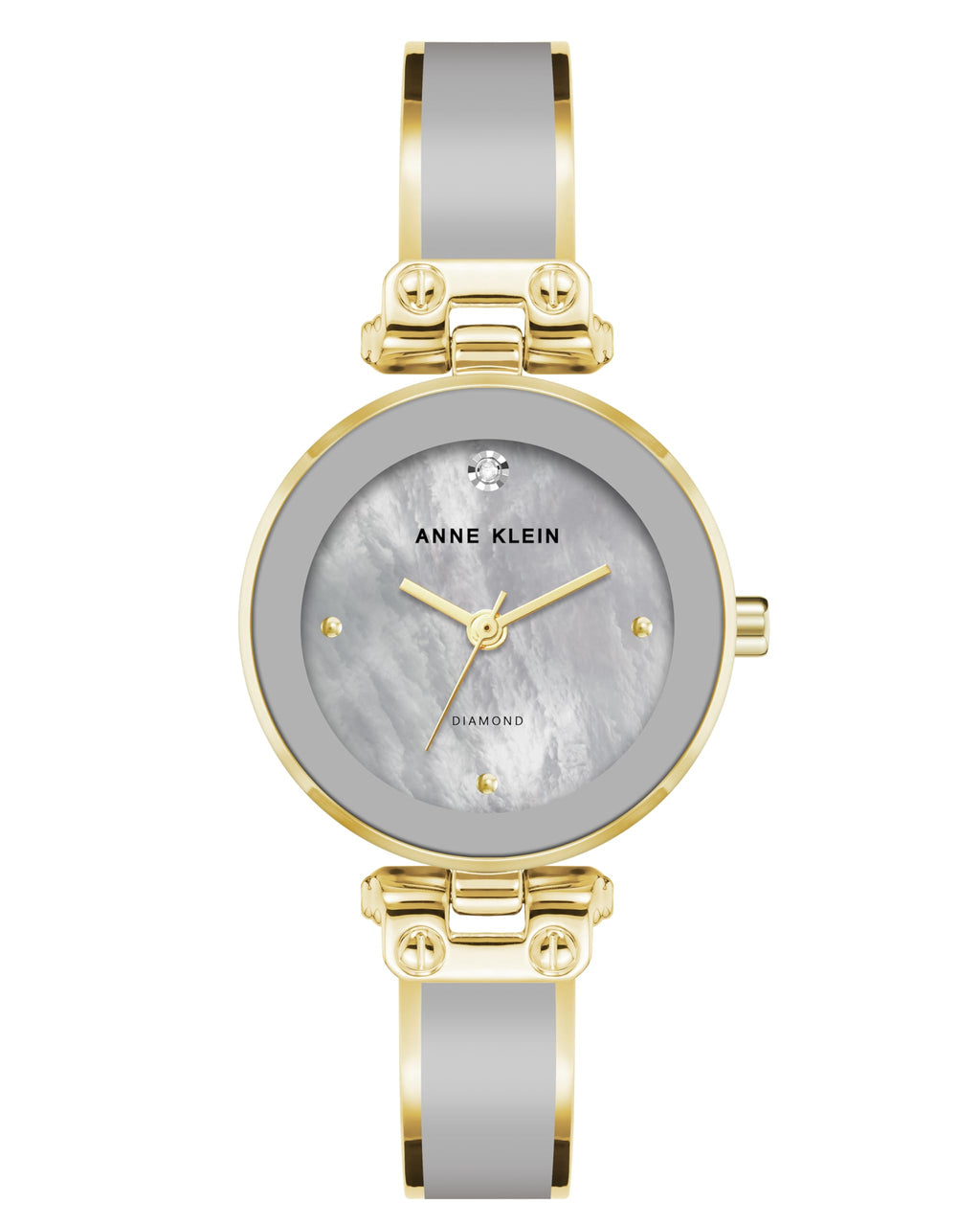 Anne Klein Women's Genuine Diamond Dial Bangle Watch