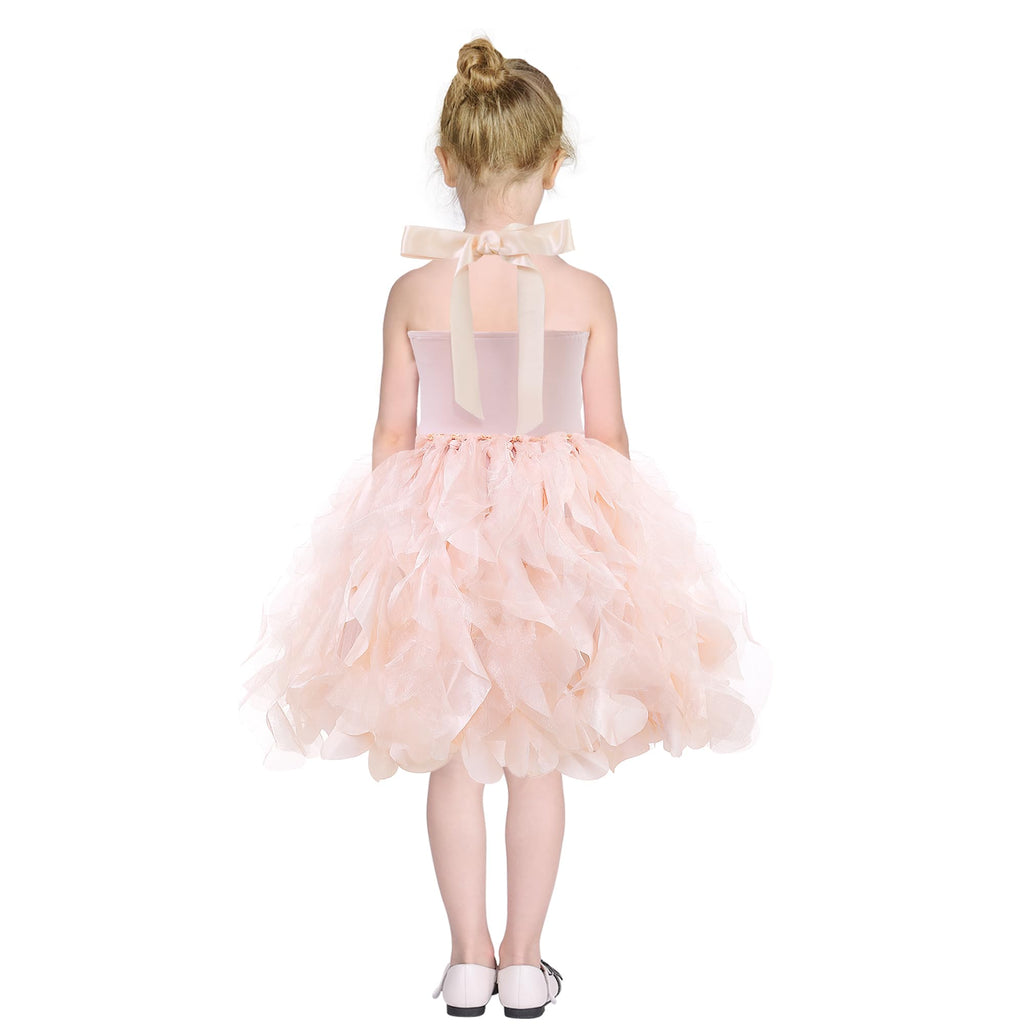 Suppromo Tutu Dress for Girls Sparkly Sequin Tulle Princess Birthday Party Prom Outfit Toddler Girls Sneaker Ball Gown Dress