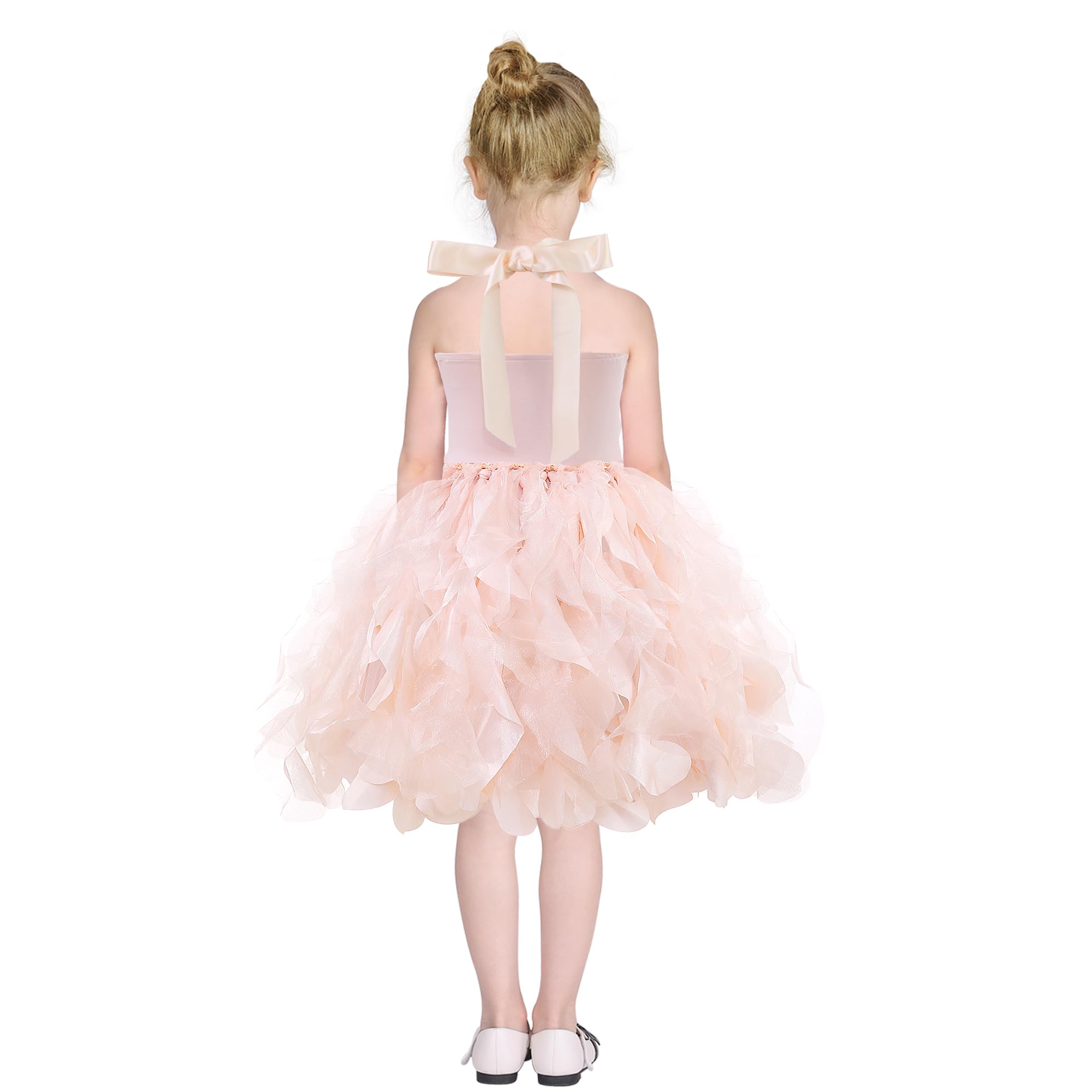 Suppromo Tutu Dress for Girls Sparkly Sequin Tulle Princess Birthday Party Prom Outfit Toddler Girls Sneaker Ball Gown Dress