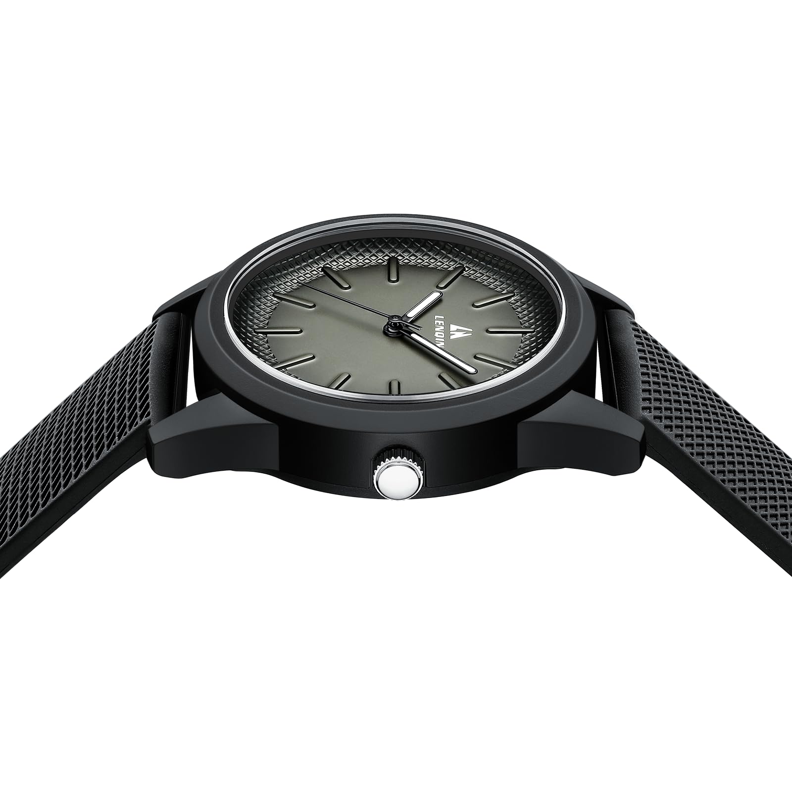 LN LENQIN Mens Watches Waterproof Stainless Steel Watch for Men Analog Quartz Fashion Business Designer Wristwatch