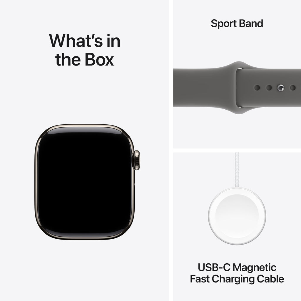 Apple Watch Series 11 [GPS + Cellular 42mm] Smartwatch with Rose Gold Aluminum Case w Light Blush Sport Band - S/M. Sleep Score, Fitness Tracker, Health Monitoring, Always-On Display, Water Resistant
