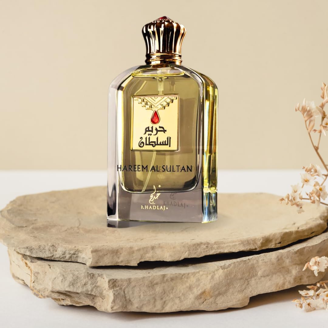 KHADLAJ PERFUMES Hareem Al Sultan Gold Concentrated Perfume Oil for Unisex, 1.18 Ounce | for Unisex