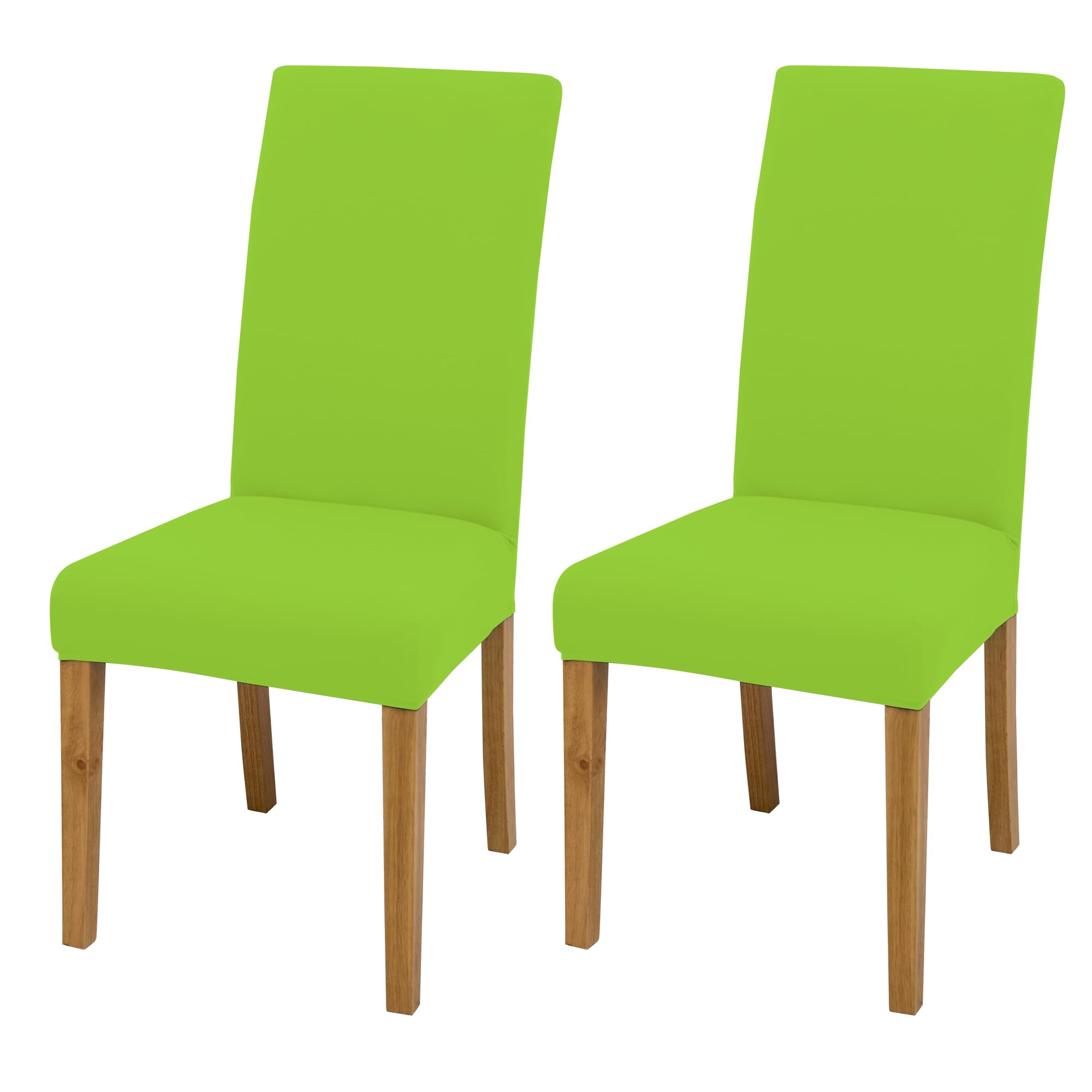 BIETYONE Stretch Dining Chair Covers Set of 6, Soft Removable Washable Kitchen Parsons Chair Slipcovers, High Elastic Seat Protector for Home Hotel Banquet