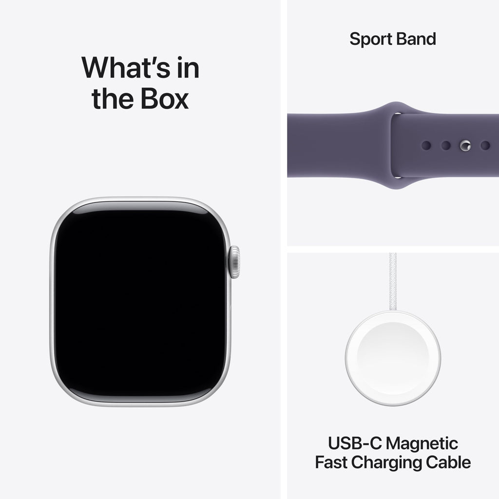 Apple Watch Series 11 [GPS + Cellular 42mm] Smartwatch with Rose Gold Aluminum Case w Light Blush Sport Band - S/M. Sleep Score, Fitness Tracker, Health Monitoring, Always-On Display, Water Resistant