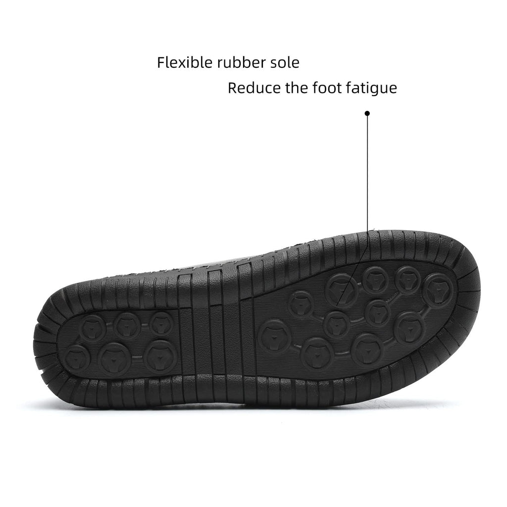 alcubieree Mens Leather Casual Shoes Comfortable Fashion Sneakers Loafers Lightweight Dress Walking Driving Shoes for Men（Size 7.5-13）