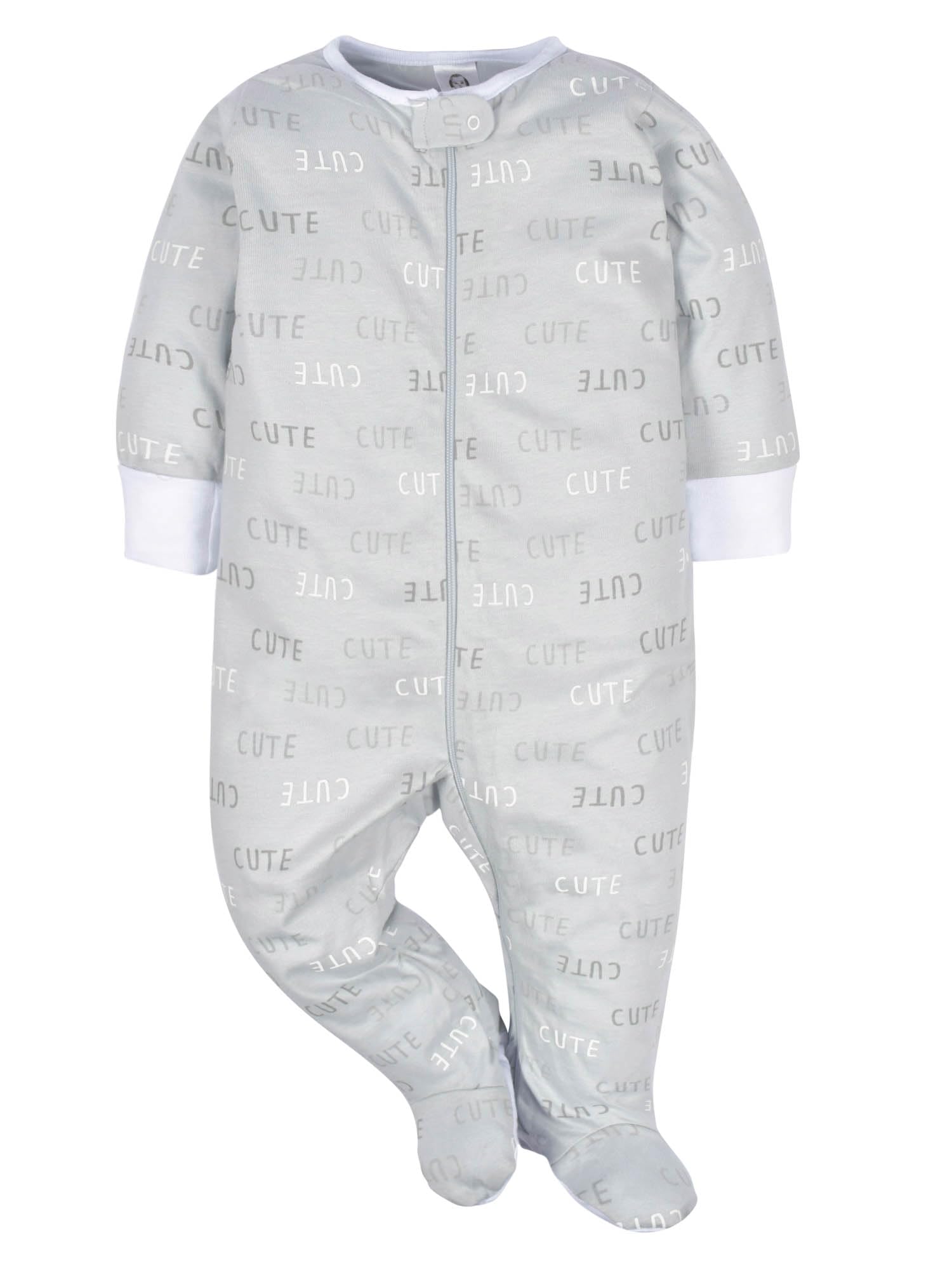 Gerber Baby-Girls 4 Pack Sleep 'N Play Footie