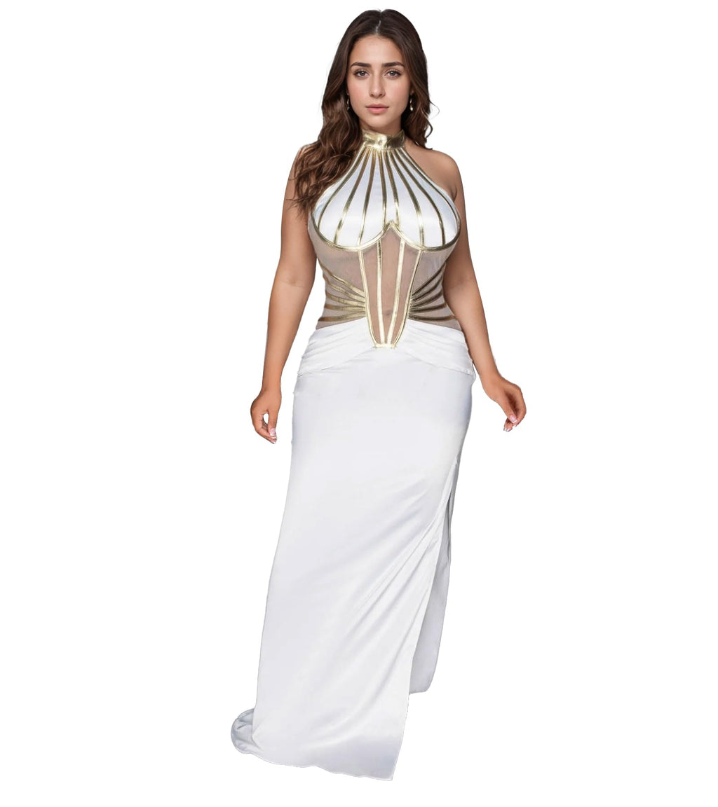 PORRCEY Women's Sexy Elegant Sparkly Sequins Evening Dress Party Club Night Outfits