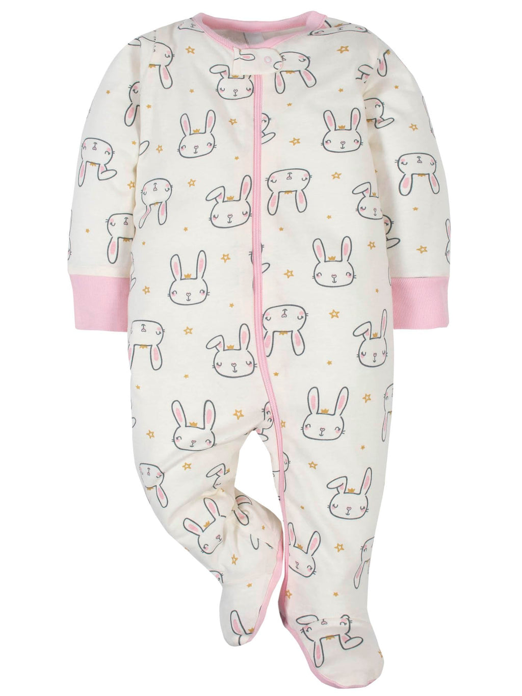 Gerber Baby-Girls 4 Pack Sleep 'N Play Footie
