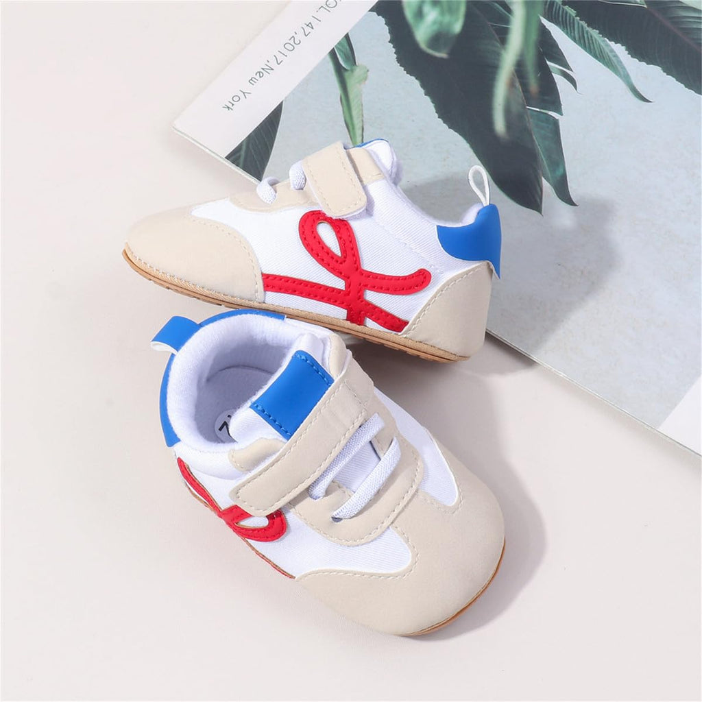 HsdsBebe Baby Boys Girls Oxford Shoes PU Leather Soft Rubber Sole Sneakers Anti-Slip Toddler Ankle Boots Infant Walking Shoes Moccasins