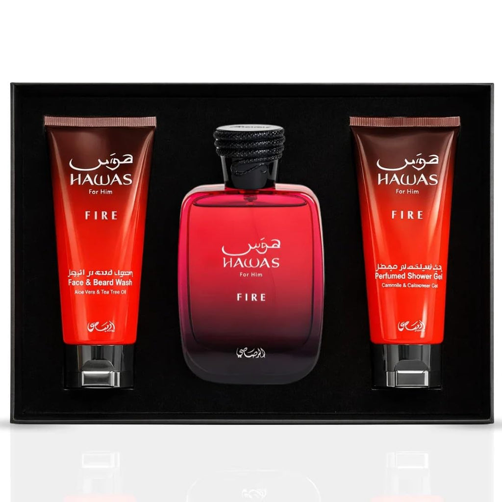 RASASI Hawas For Men Eau De Parfum Spray 100ML (3.4 Oz) - Long Lasting Arabian Perfume, Premium Perfume Men, Ideal for Special Occasions & Daily Elegance, A Bold and Captivating Fragrance
