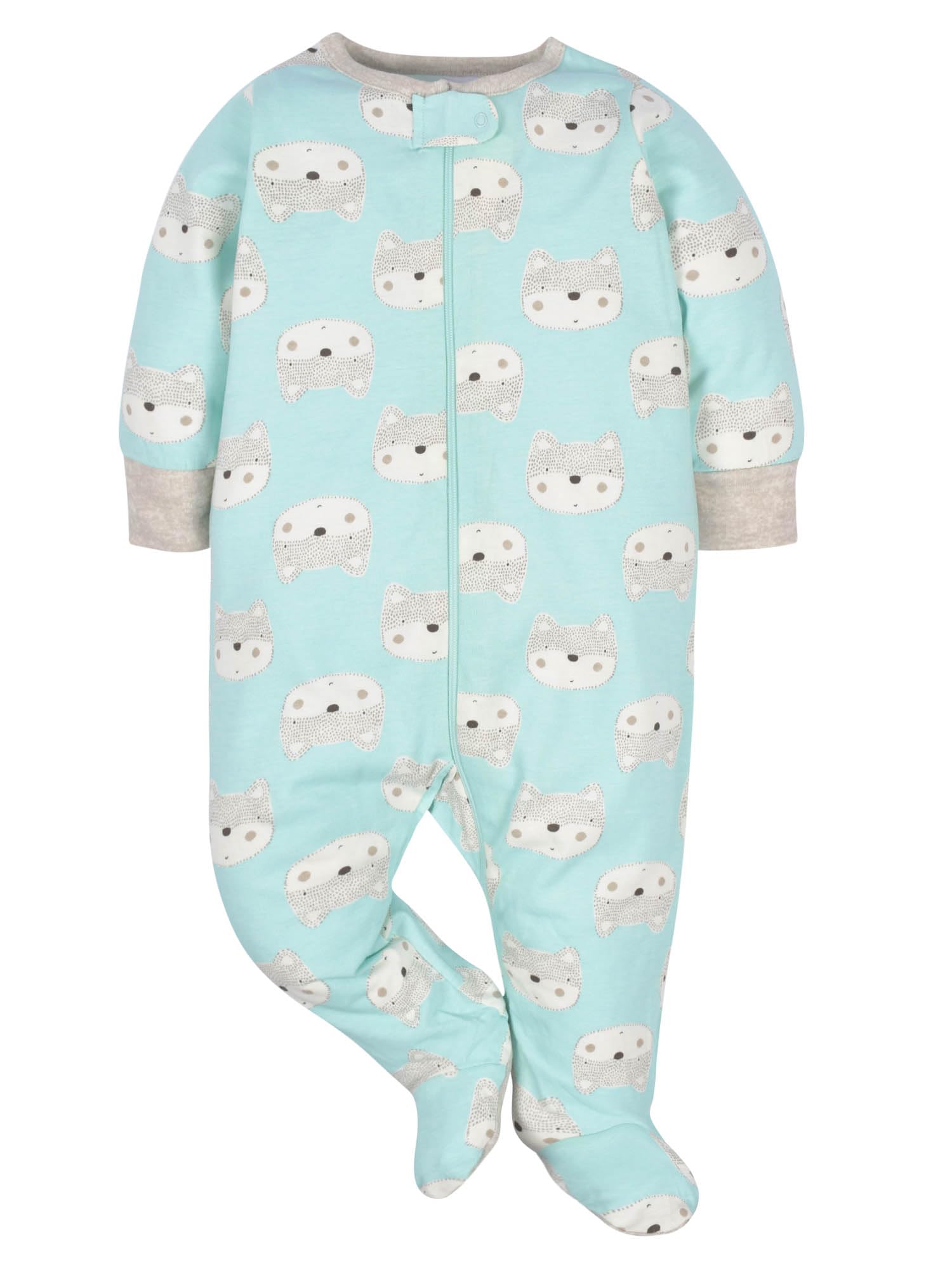 Gerber baby-boys 4 Pack Sleep 'N Play Footie
