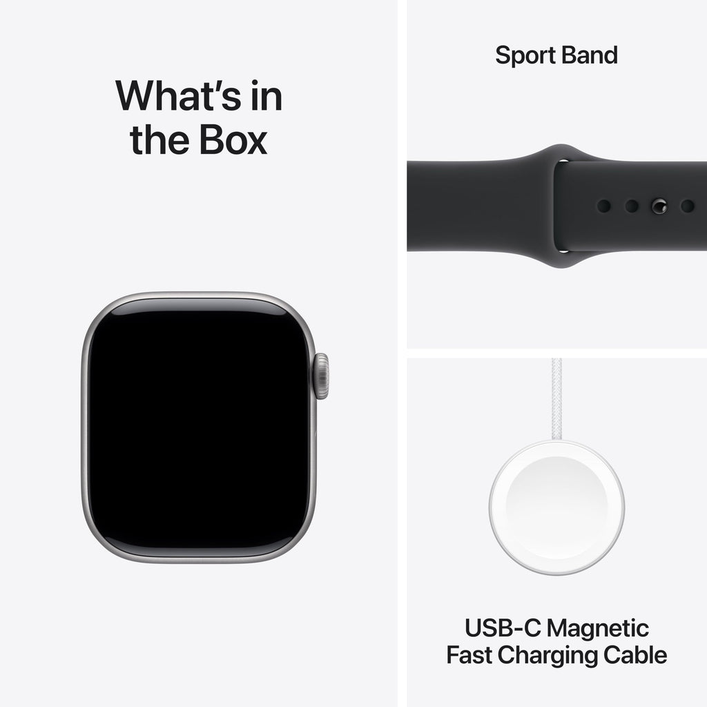 Apple Watch Series 11 [GPS + Cellular 42mm] Smartwatch with Rose Gold Aluminum Case w Light Blush Sport Band - S/M. Sleep Score, Fitness Tracker, Health Monitoring, Always-On Display, Water Resistant