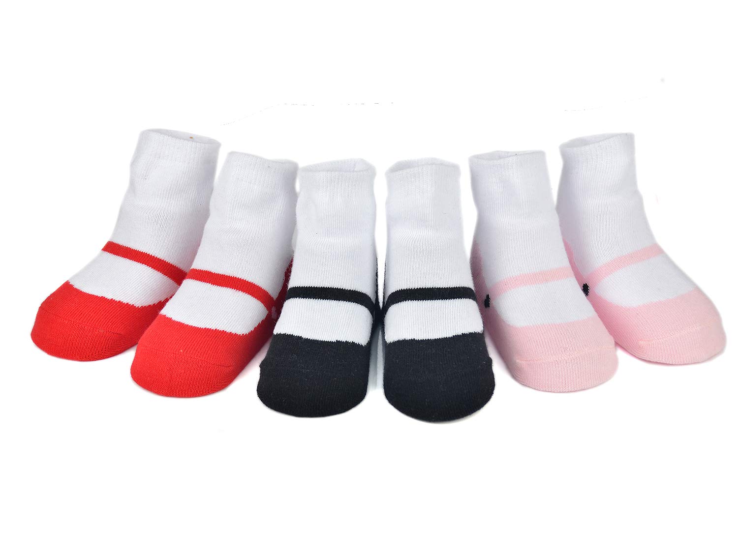 EPEIUS Unisex Baby Girls Boys Non-Slip Socks (Set of 6)