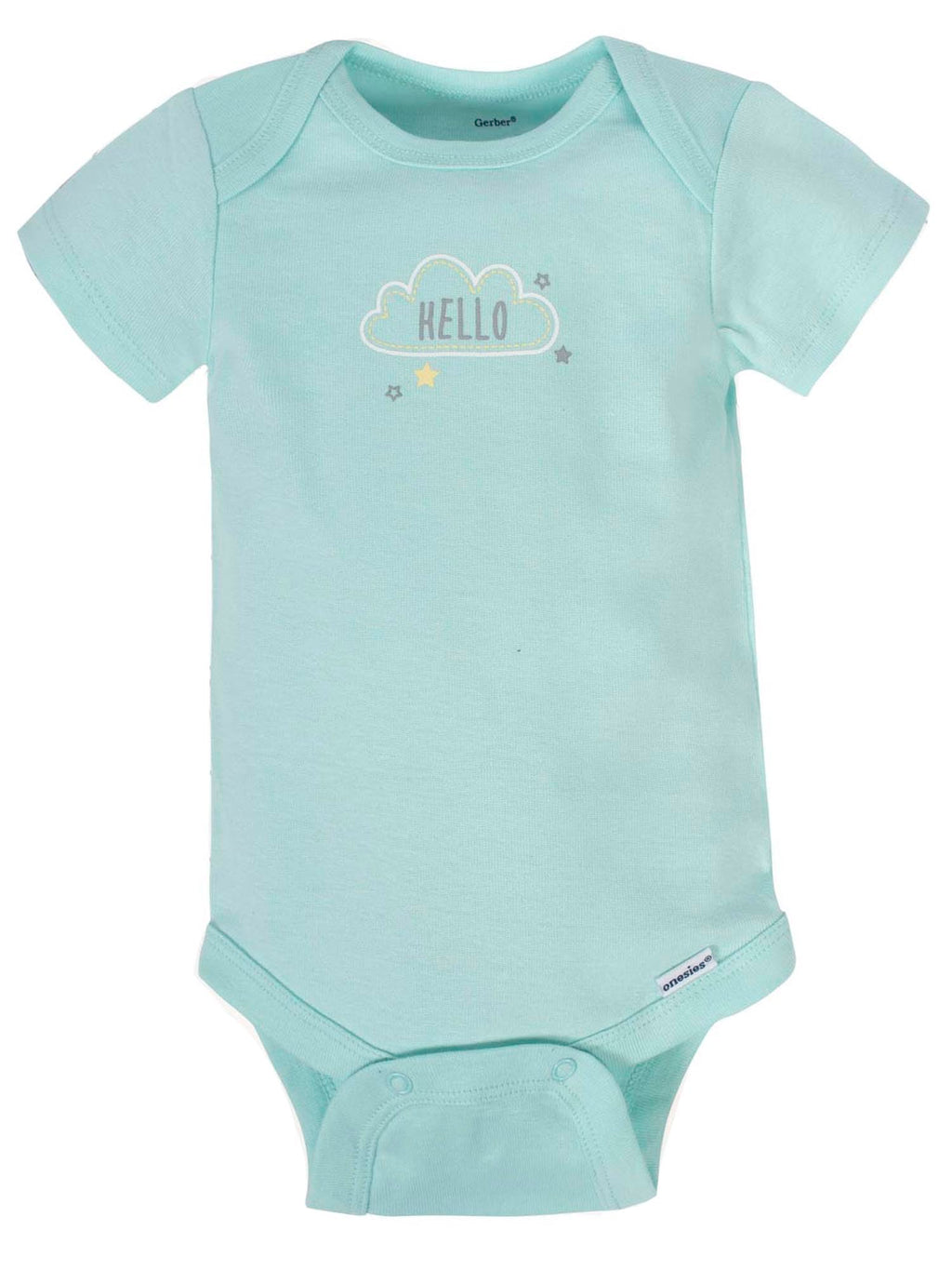 Gerber Unisex-Baby 8-pack Short Sleeve Onesies Bodysuits