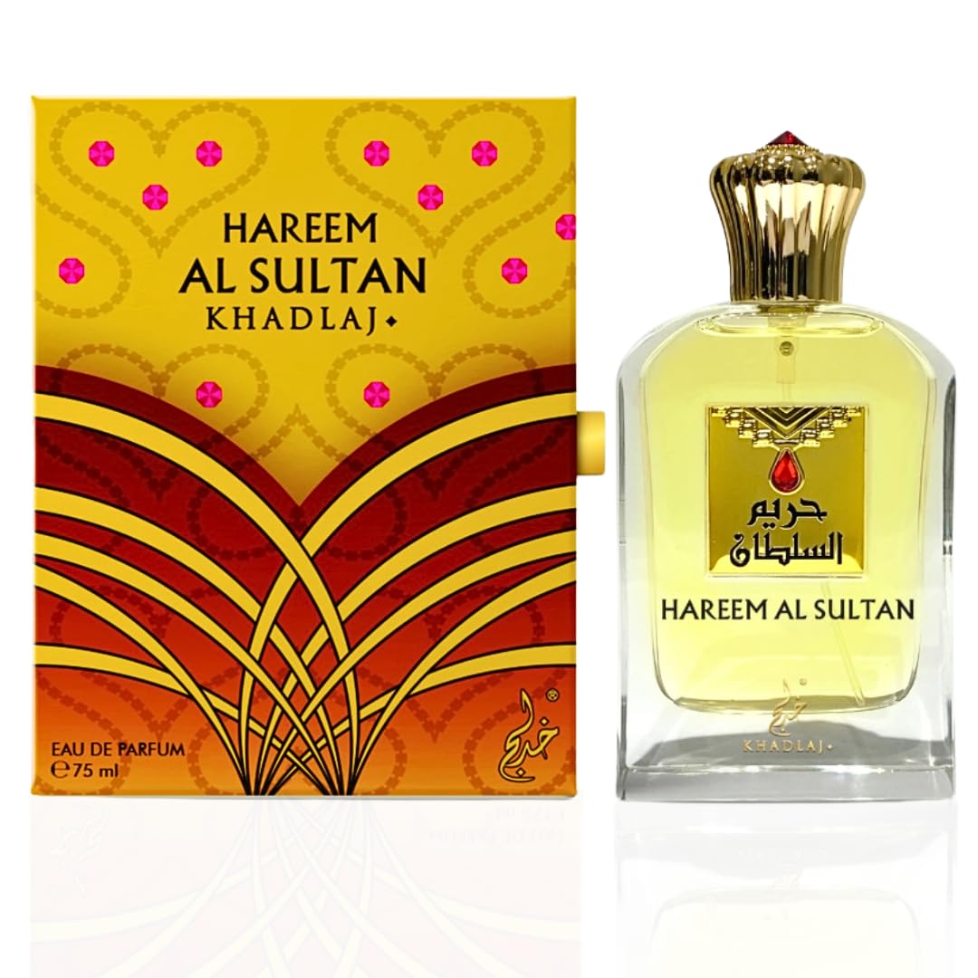 KHADLAJ PERFUMES Hareem Al Sultan Gold Concentrated Perfume Oil for Unisex, 1.18 Ounce | for Unisex