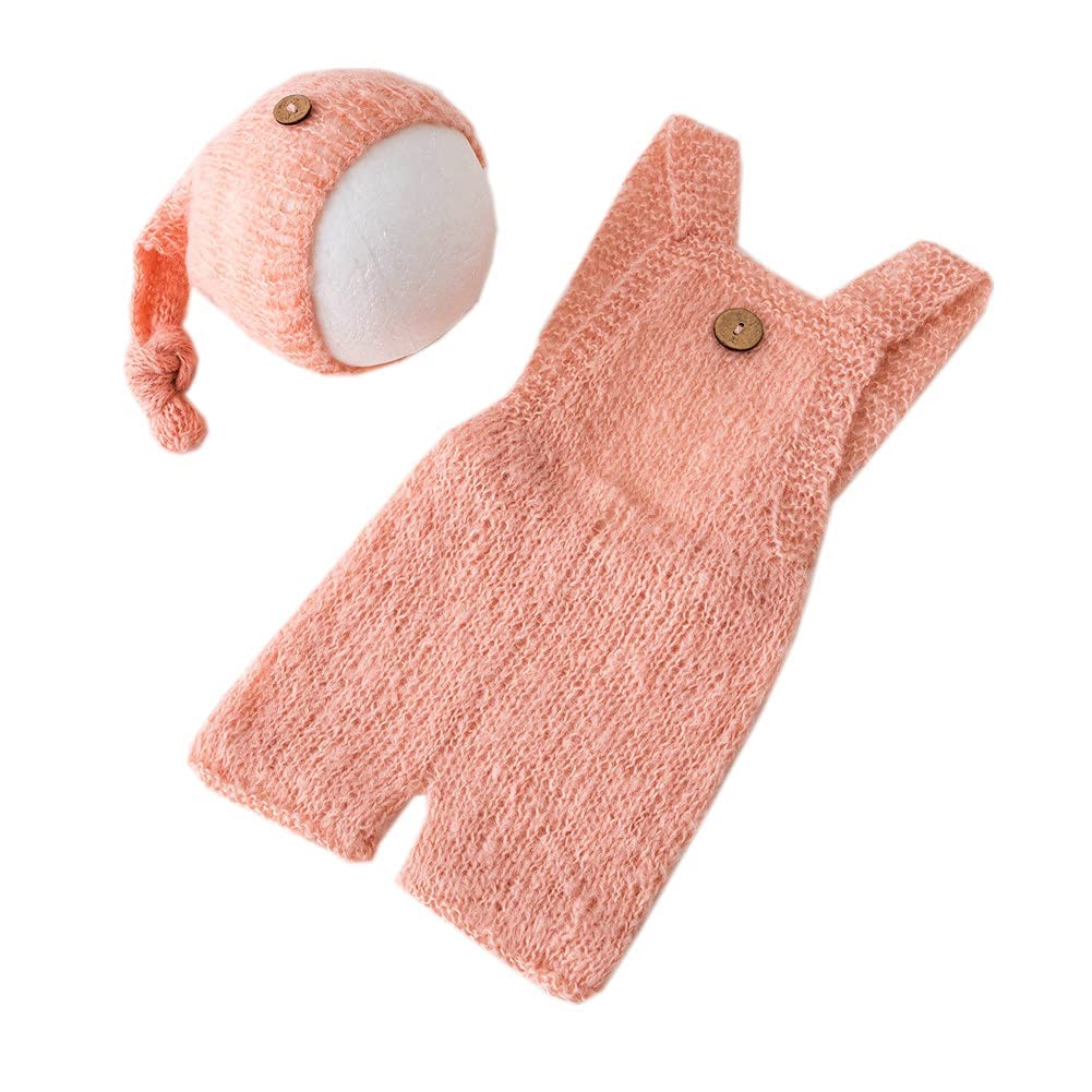 Fashion Cute Newborn Boy Girls Baby Costume Outfits Photography Props Hat Pants