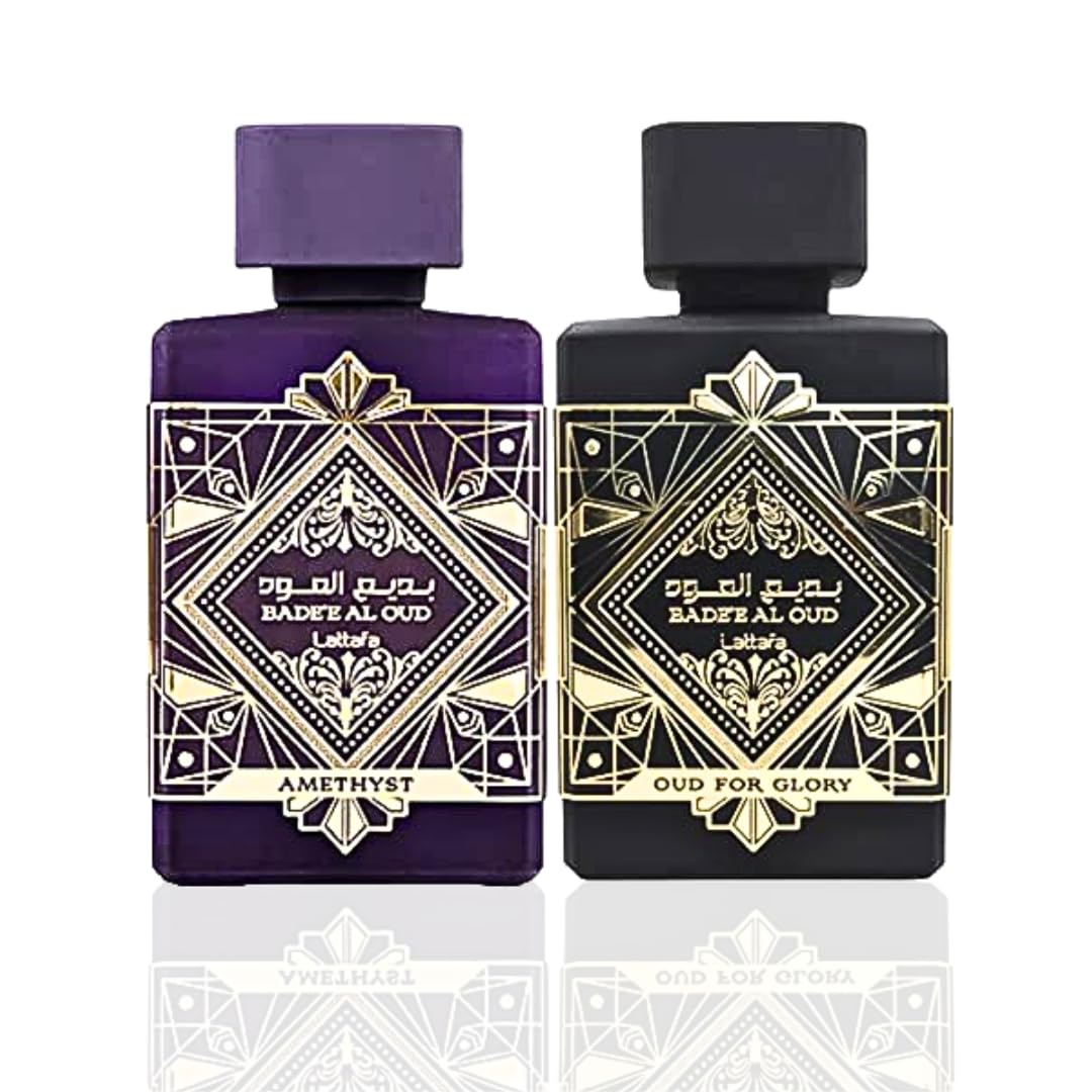 Lattafa Perfumes Bade'e Al Oud, Oud for Glory for Unisex Eau de Parfum Spray, 3.4 Ounce