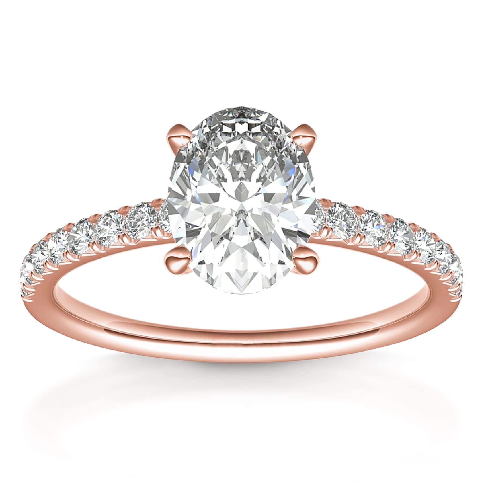 PAVOI 14K Gold Plated Engagement Rings for Women | Promise Wedding Band | 1.50CT - 3CT Cushion Cut Round Oval Cubic Zirconia Engagement Ring