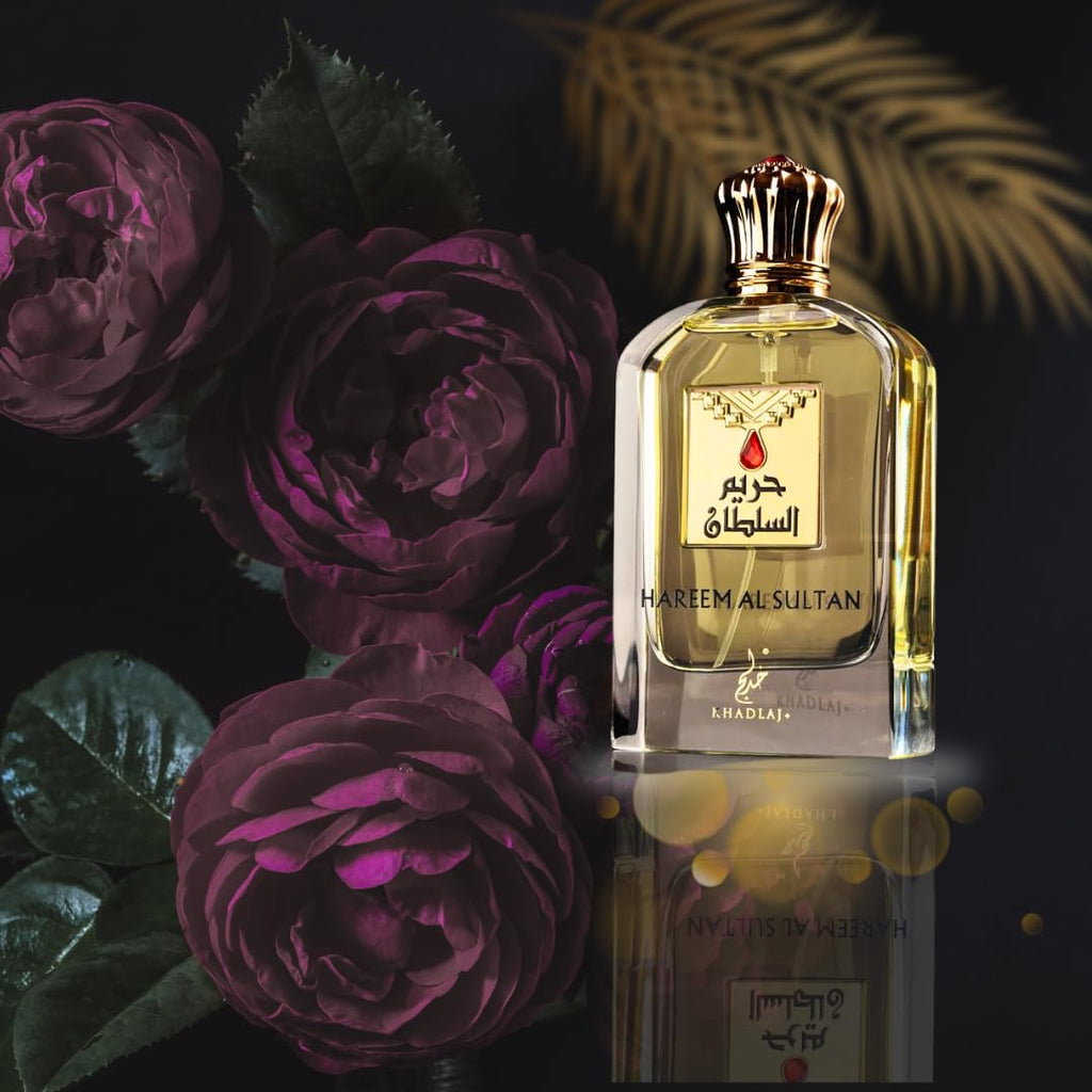KHADLAJ PERFUMES Hareem Al Sultan Gold Concentrated Perfume Oil for Unisex, 1.18 Ounce | for Unisex