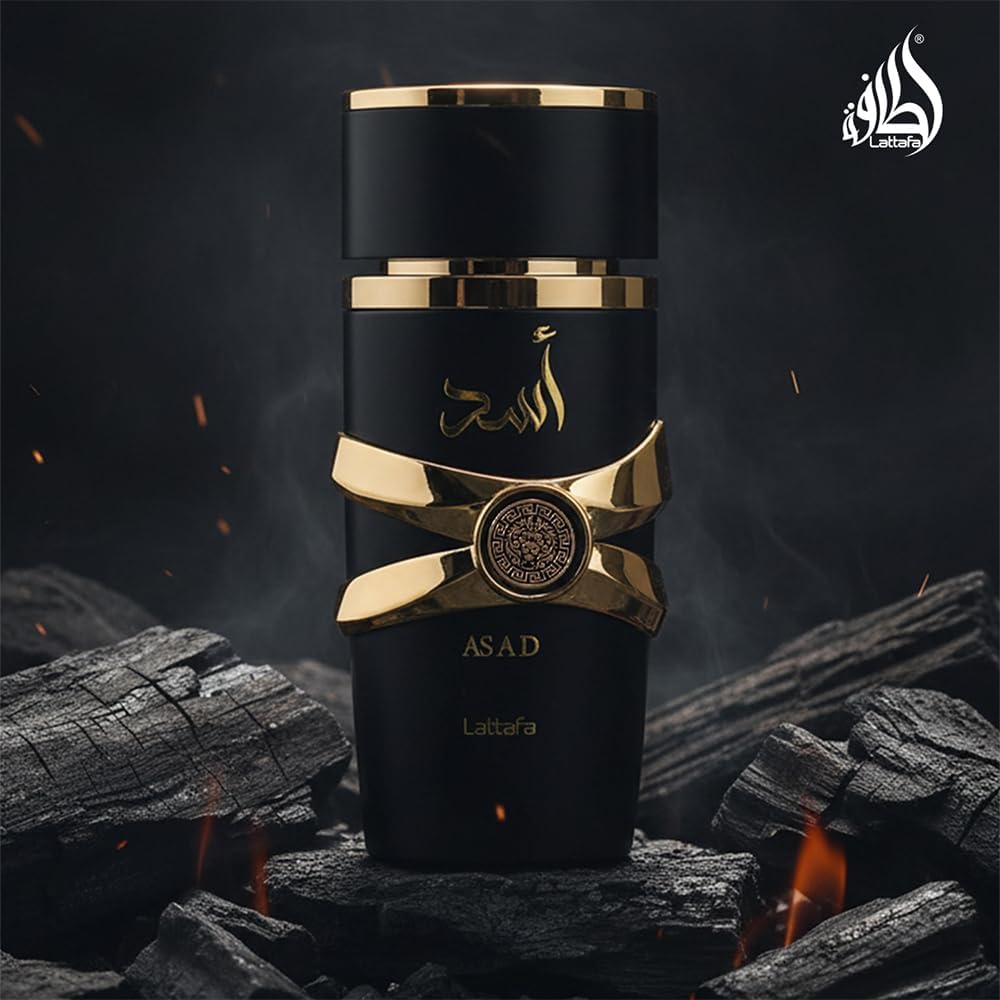 Lattafa Asad 5th Anniversary Edition – Spicy, Woody, Amber, Sweet – 2 Piece Eau de Parfum Gift Set for Men (Asad + Asad Zanzibar, 2 × 3.4 Ounce / 100 ml Sprays)