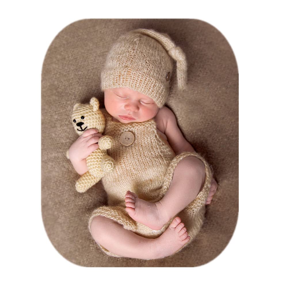 Fashion Cute Newborn Boy Girls Baby Costume Outfits Photography Props Hat Pants