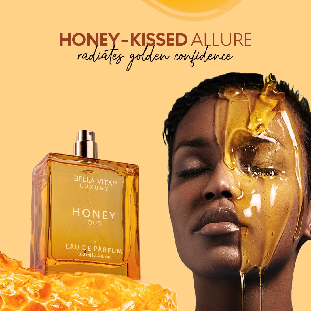 The Sweet Spot by BellaVita Luxury | 2x100ml Perfumes | Honey Oud & Date Woman | Perfume for Men & Women | Long Lasting Fragrance | EDP