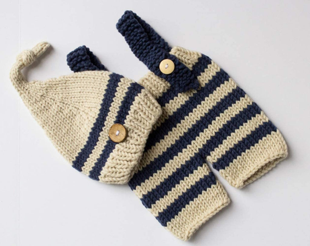 Fashion Cute Newborn Boy Girls Baby Costume Outfits Photography Props Hat Pants