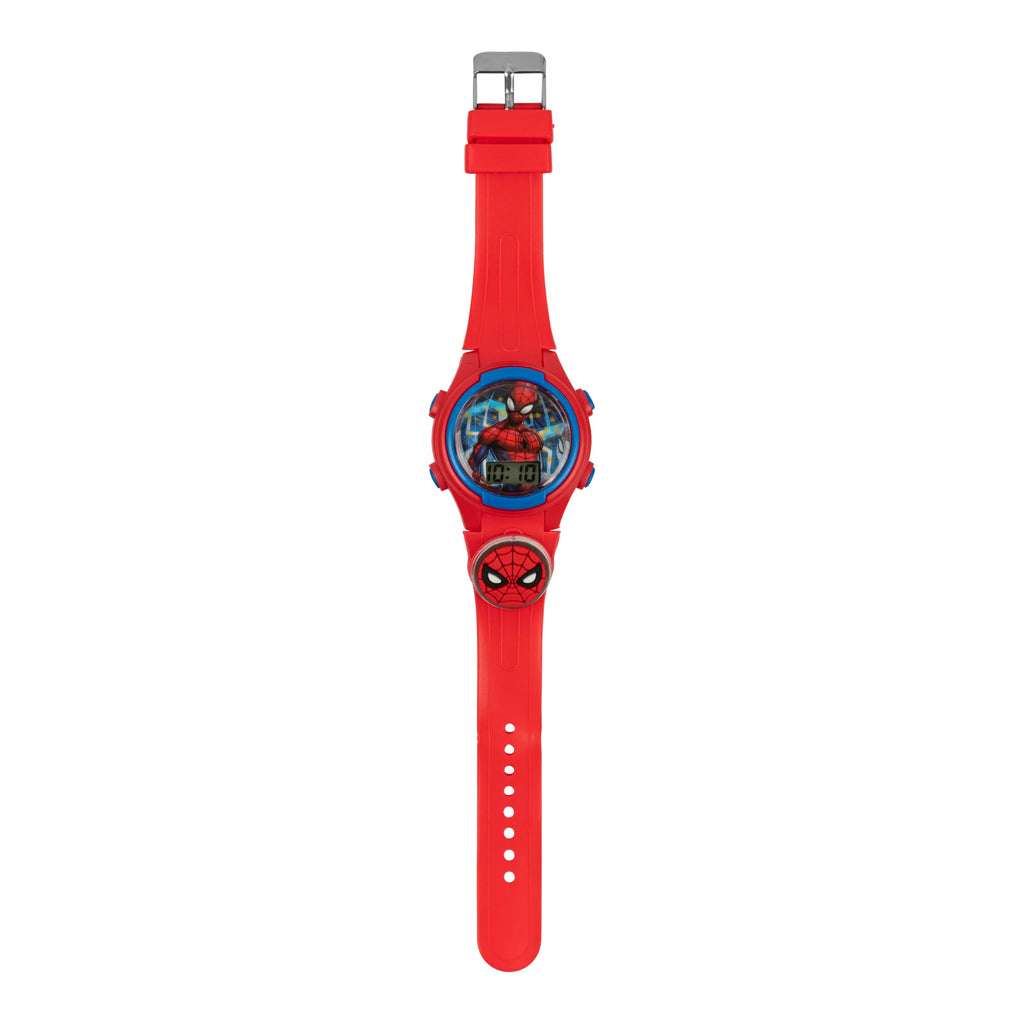 Marvel Spider-Man Kids Watches – Digital Display, Interactive Features, Adjustable Strap, Vibrant Spider-Man Graphics, Durable for Active Kids