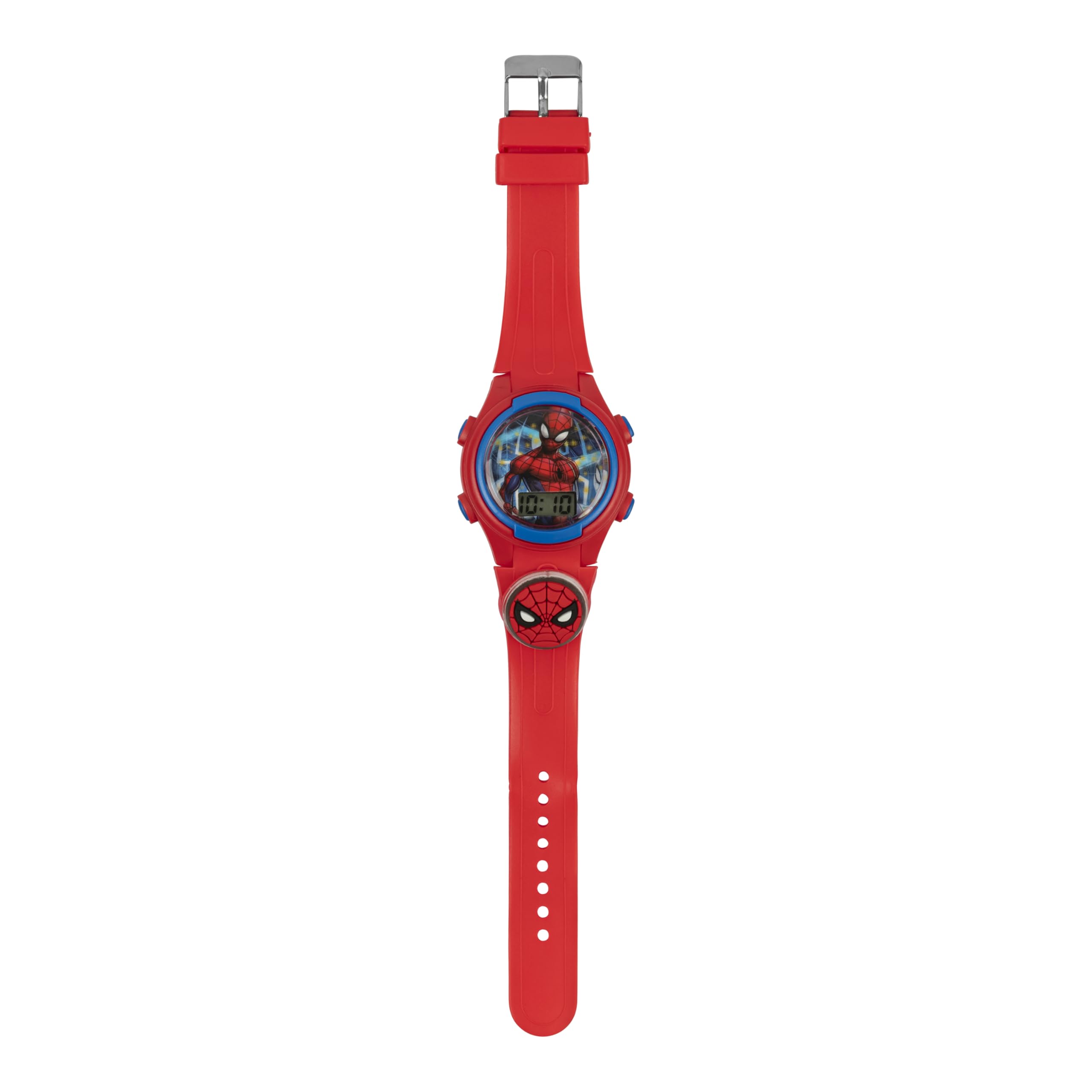 Marvel Spider-Man Kids Watches – Digital Display, Interactive Features, Adjustable Strap, Vibrant Spider-Man Graphics, Durable for Active Kids