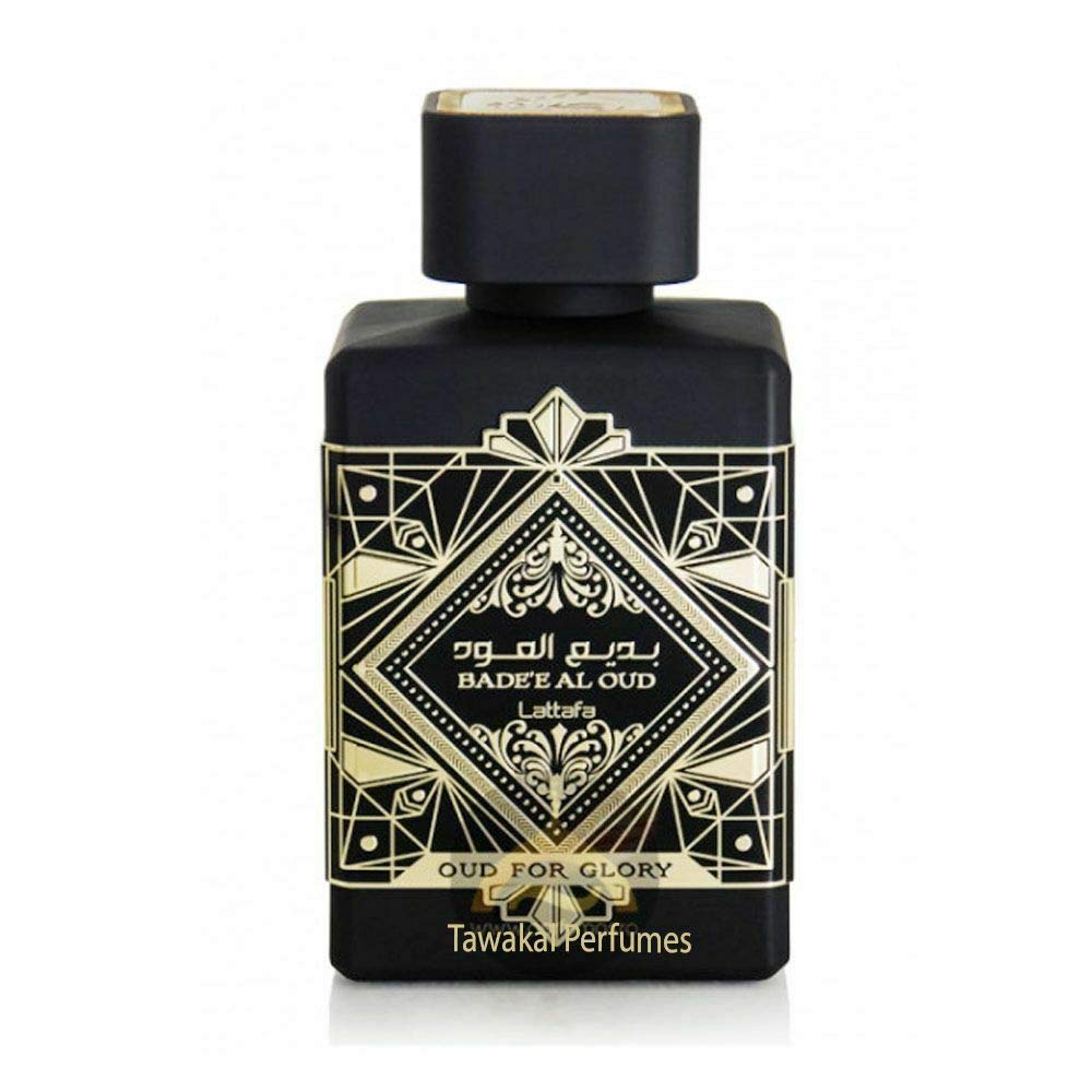 Lattafa Perfumes Bade'e Al Oud, Oud for Glory for Unisex Eau de Parfum Spray, 3.4 Ounce