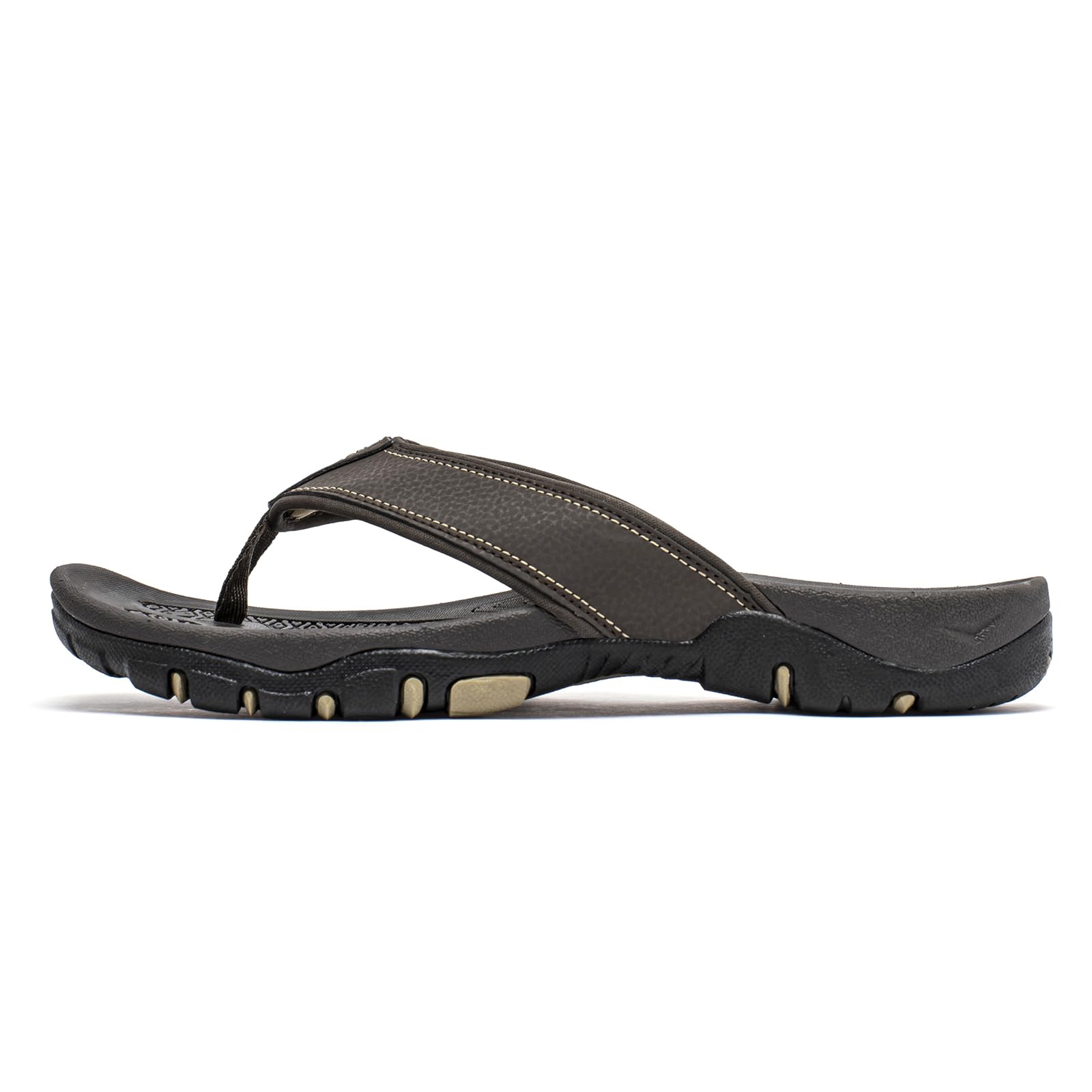 KIIU Mens Thong Sandals Indoor and Outdoor Beach Flip Flop