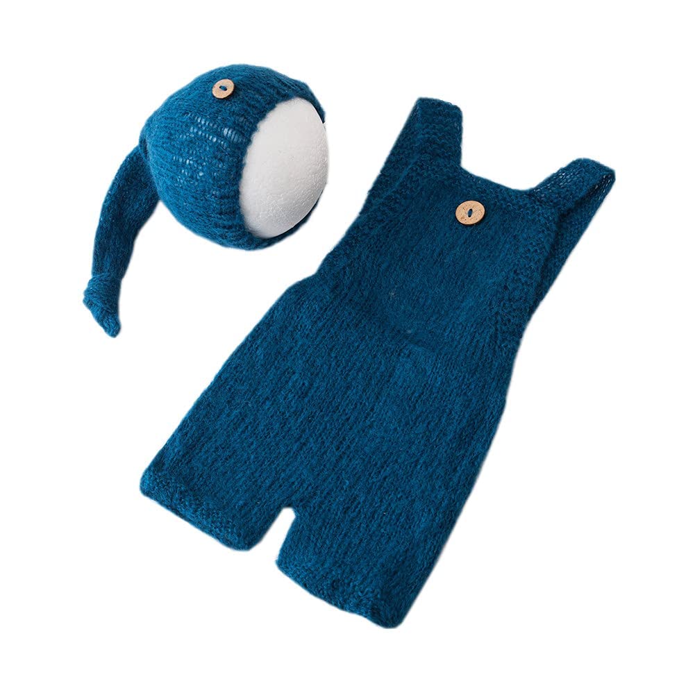 Fashion Cute Newborn Boy Girls Baby Costume Outfits Photography Props Hat Pants