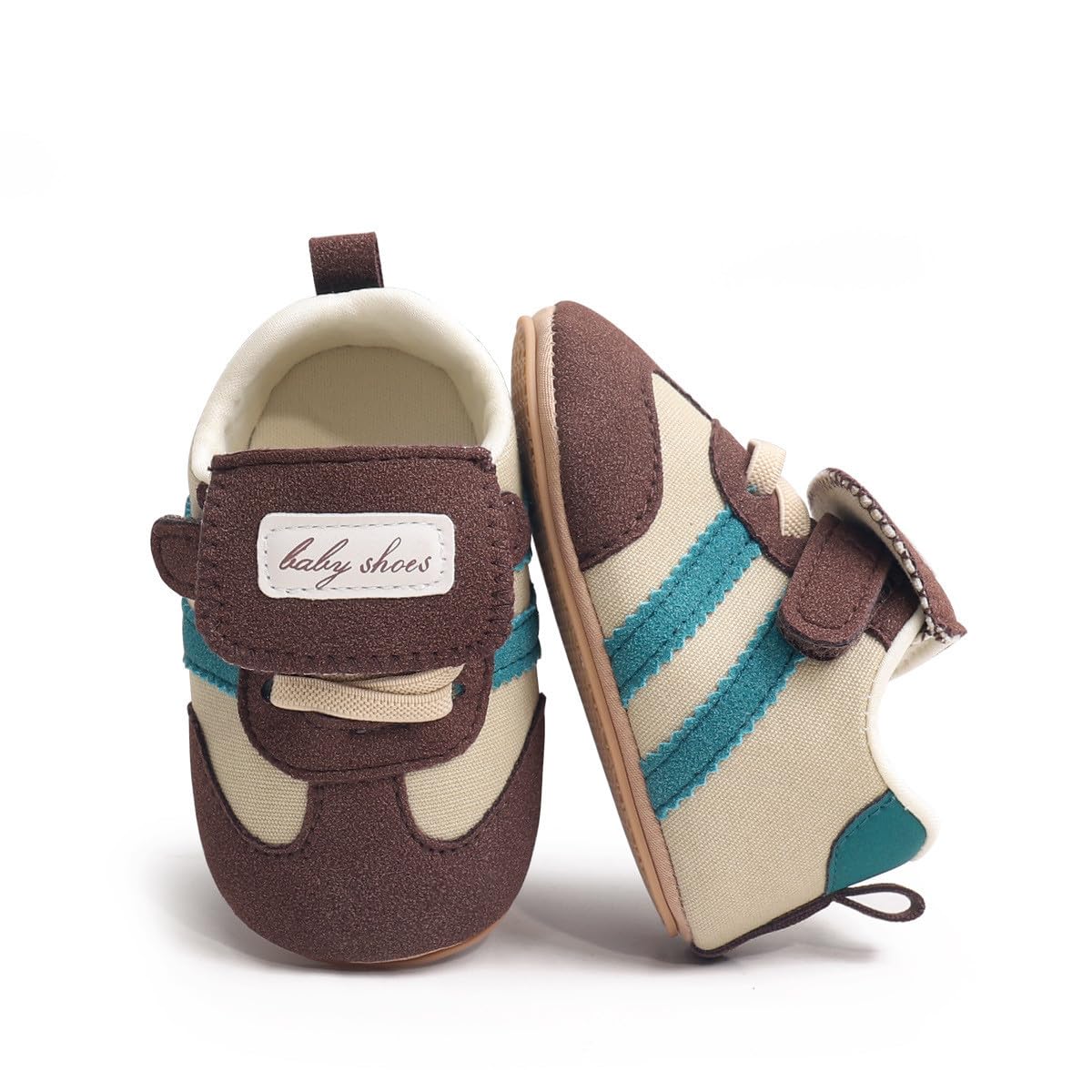 HsdsBebe Baby Boys Girls Oxford Shoes PU Leather Soft Rubber Sole Sneakers Anti-Slip Toddler Ankle Boots Infant Walking Shoes Moccasins