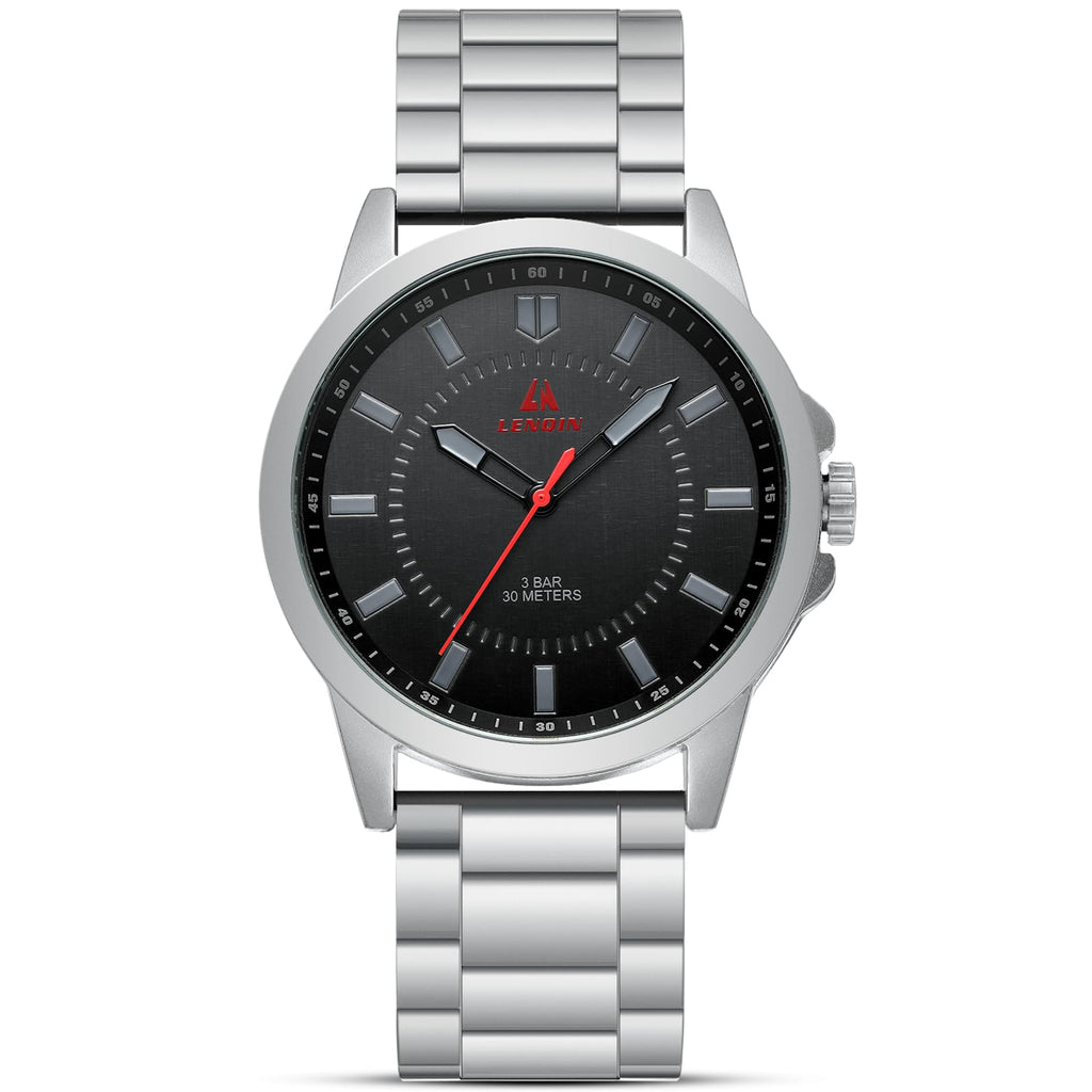 LN LENQIN Mens Watches Waterproof Stainless Steel Watch for Men Analog Quartz Fashion Business Designer Wristwatch
