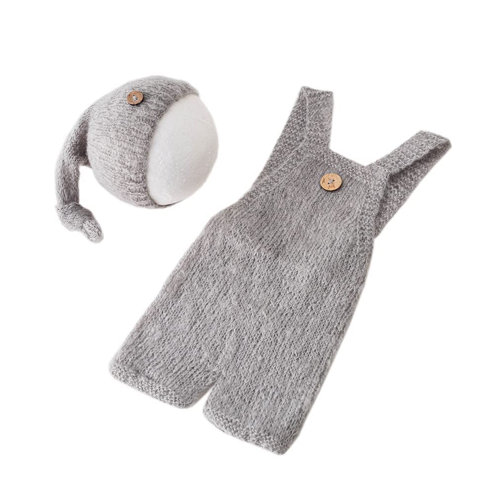 Fashion Cute Newborn Boy Girls Baby Costume Outfits Photography Props Hat Pants