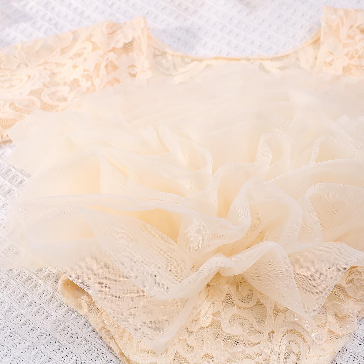 Newborn Photography Outfits Girl Baby Photography Props Lace Romper with Headress Newborn Outfits Girls Photo Props