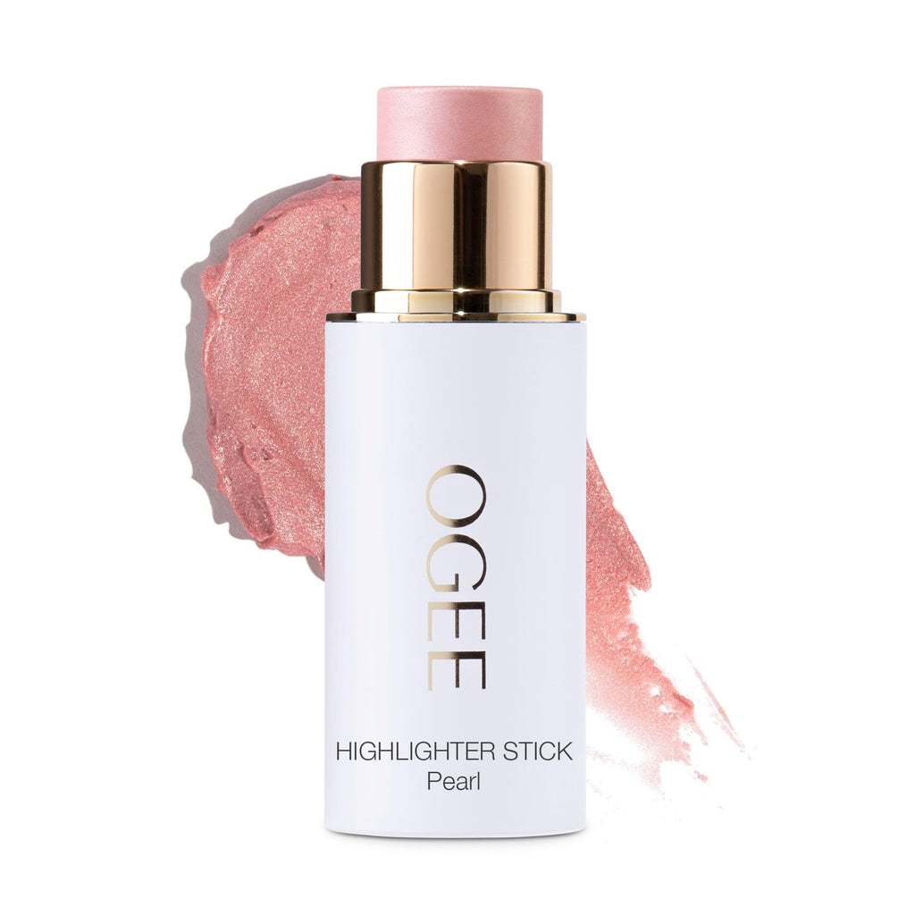 Ogee Sculpted Face Stick (MOONSTONE - ULTRAVIOLET SHEEN) Certified Organic Highlighter Makeup - Multi-Use Glow Highlighter Stick