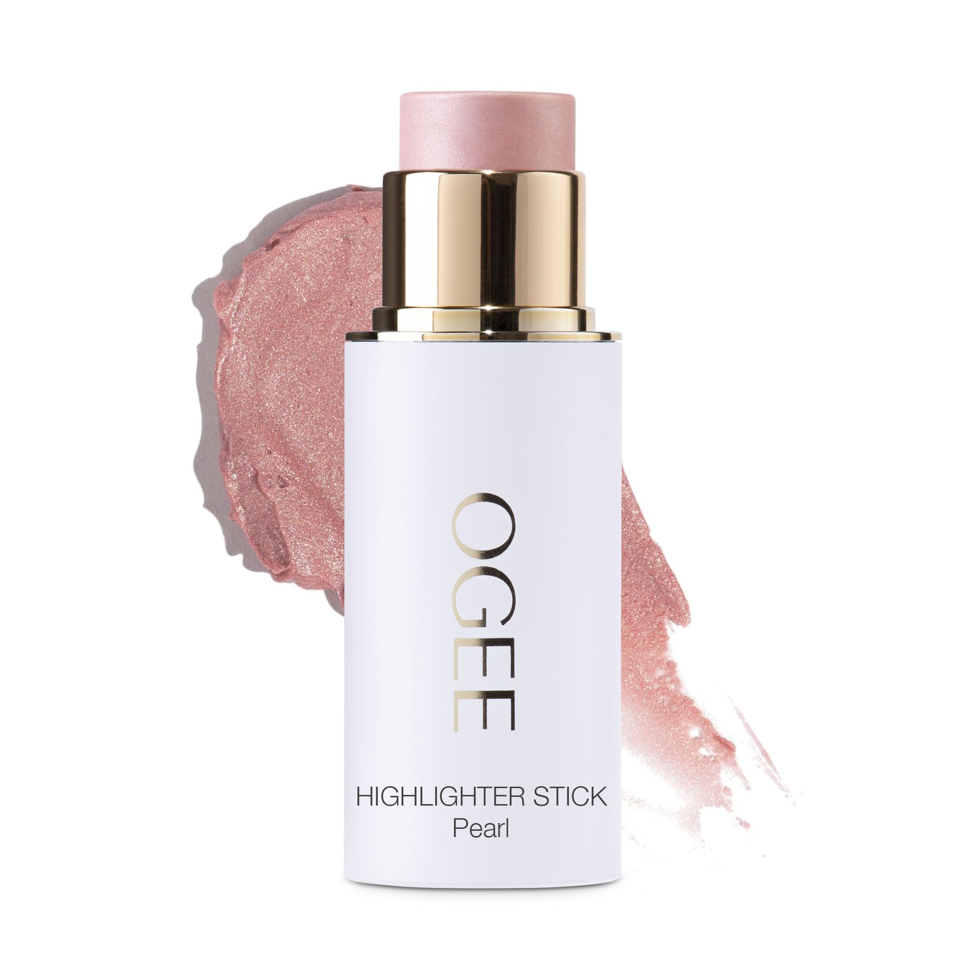 Ogee Sculpted Face Stick (MOONSTONE - ULTRAVIOLET SHEEN) Certified Organic Highlighter Makeup - Multi-Use Glow Highlighter Stick