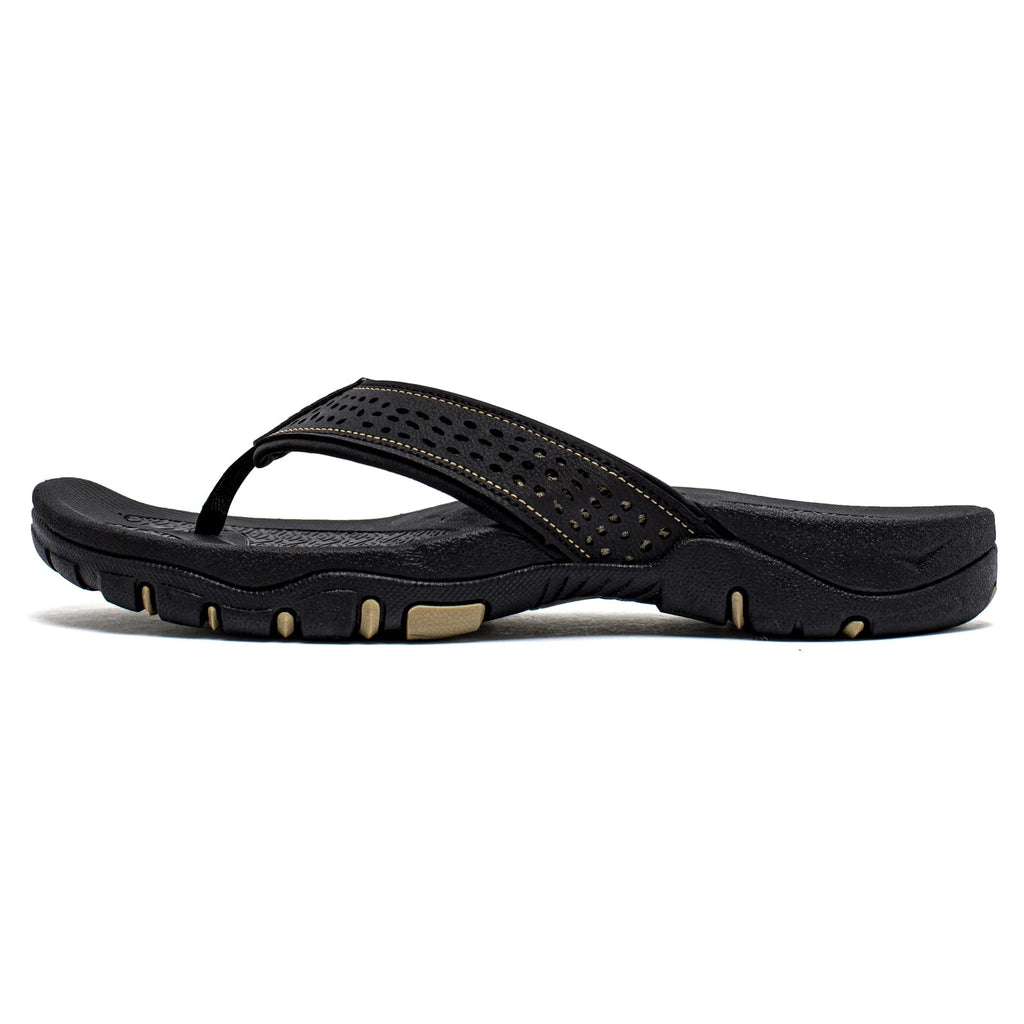 KIIU Mens Thong Sandals Indoor and Outdoor Beach Flip Flop