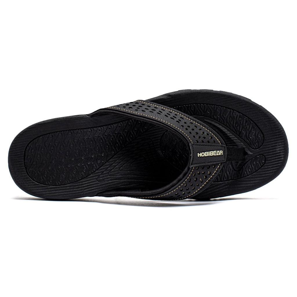 KIIU Mens Thong Sandals Indoor and Outdoor Beach Flip Flop
